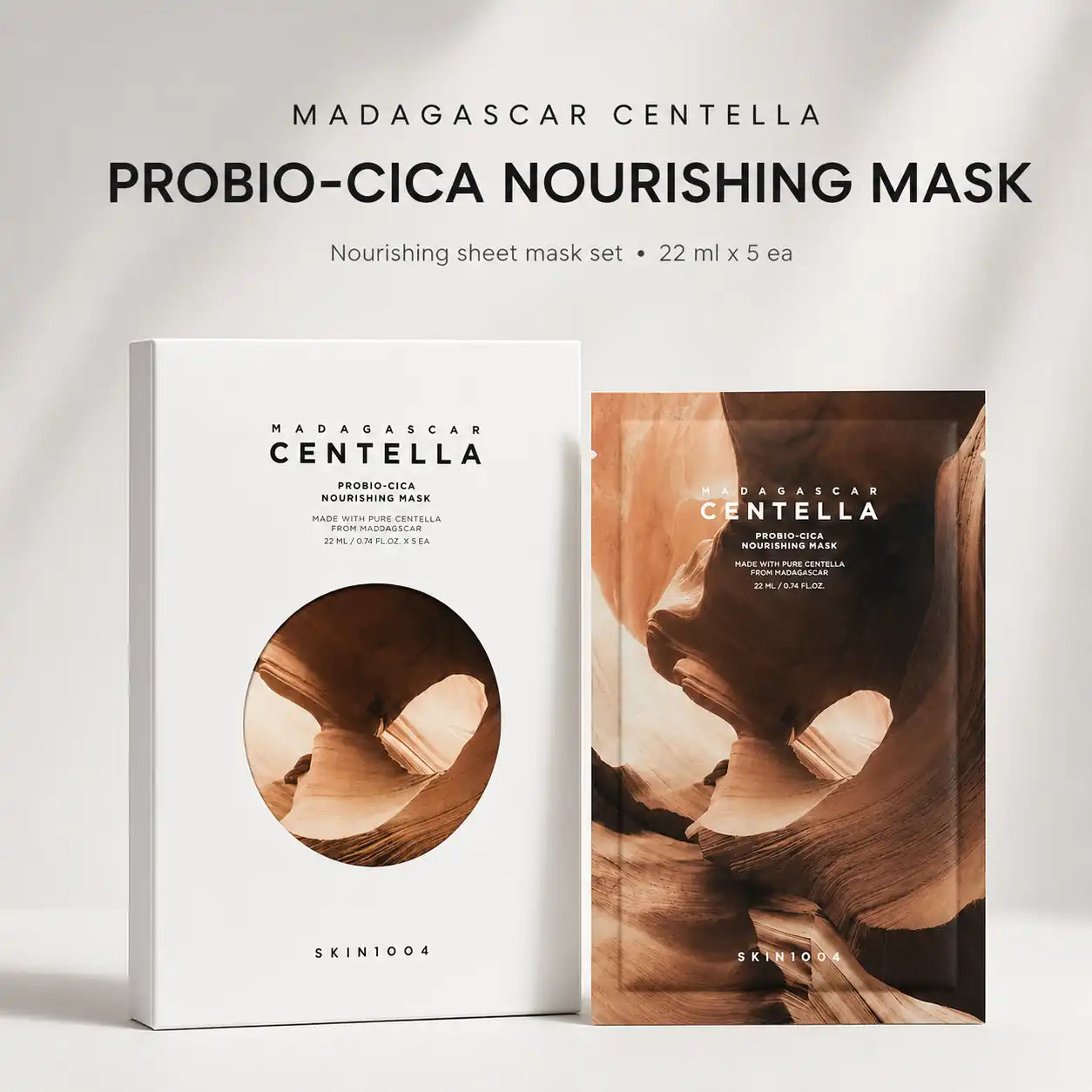 SKIN1004 Madagascar Centella Probio-Cica Nourishing Mask 5EA 23ml