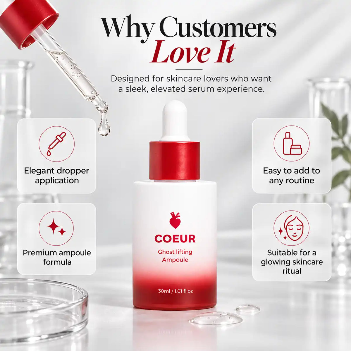 Coeur Ghost Lifting Ampoule 30ml