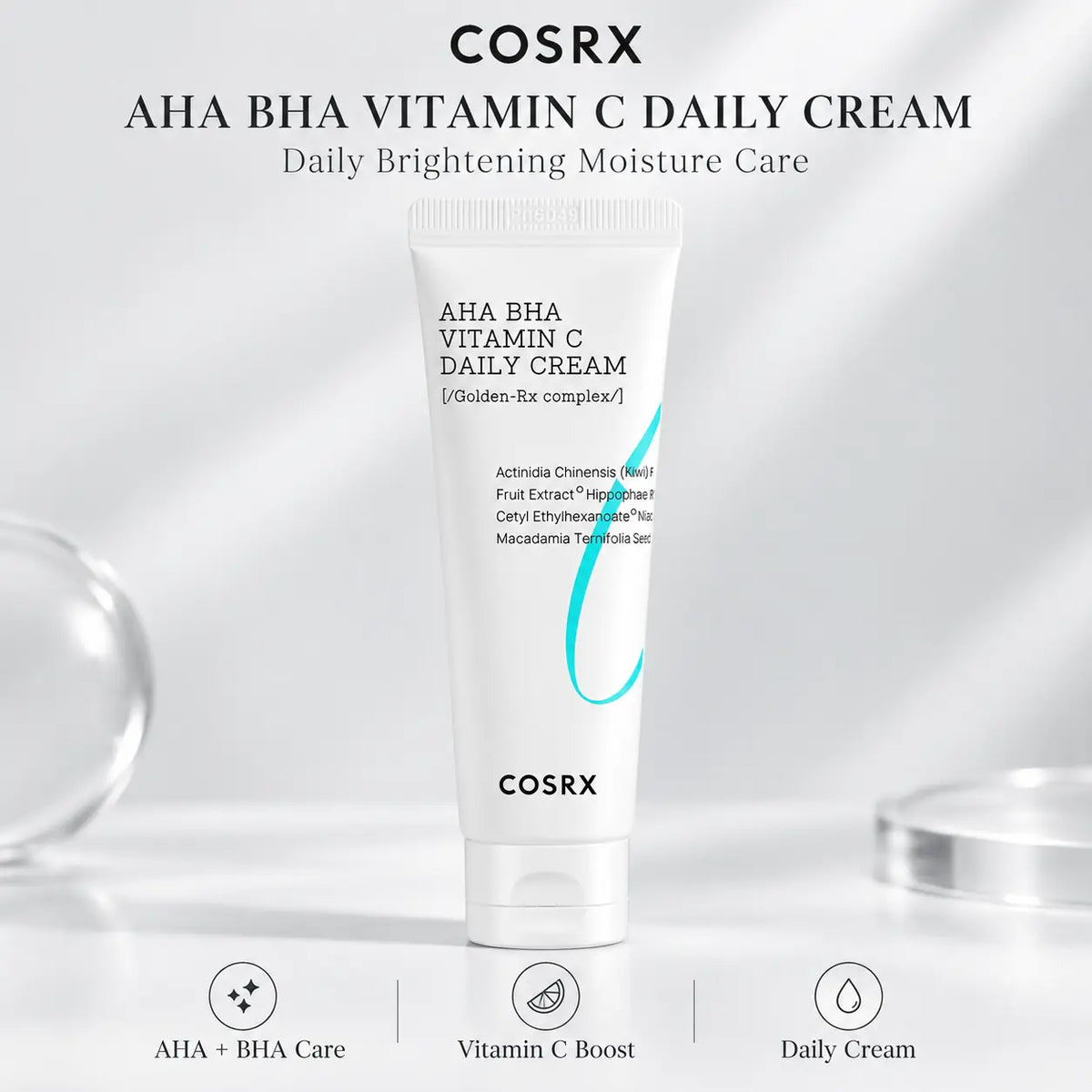 COSRX Refresh AHA BHA Vitamin C Daily Cream 50ml