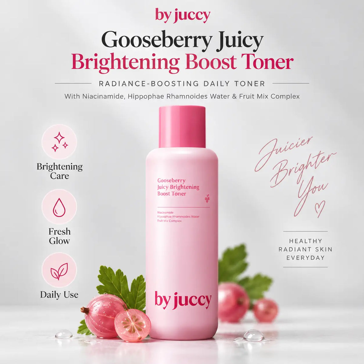 By Juccy Gooseberry Juicy Brightening Boost Toner 150ml
