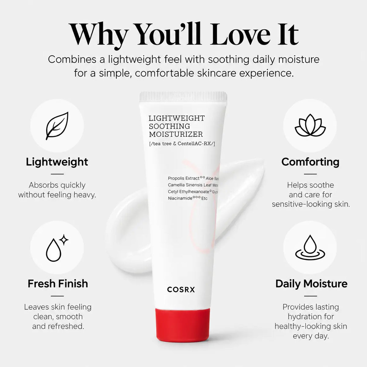 COSRX AC Collection Lightweight Soothing Moisturizer 80ml