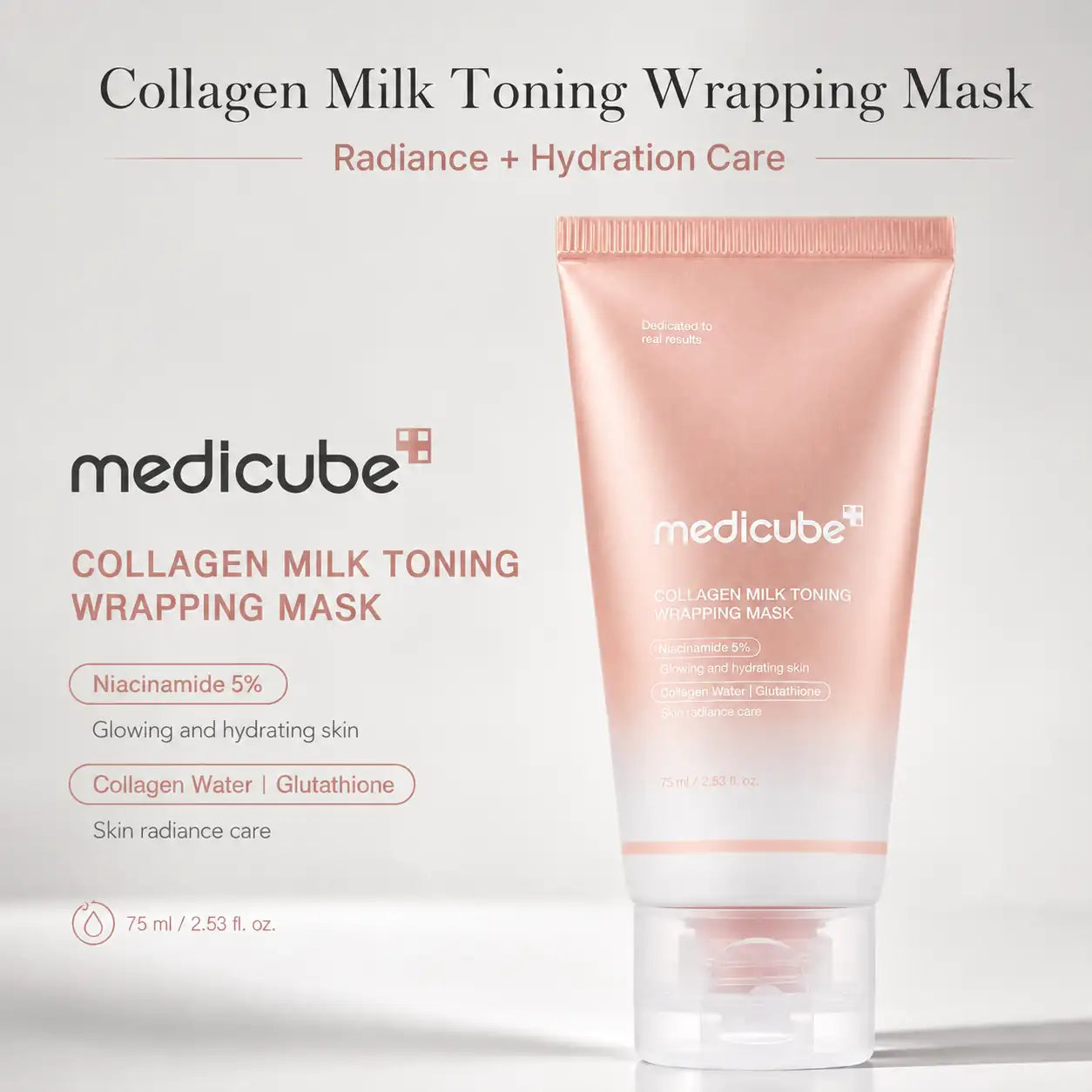 Medicube Collagen Milk Toning Wrapping Mask 75ml
