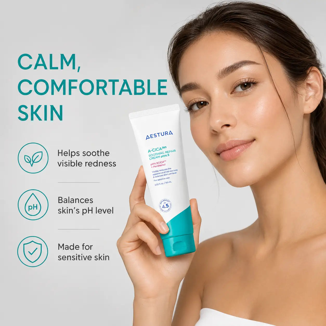 AESTURA A-Cica Calming Cream 60ml