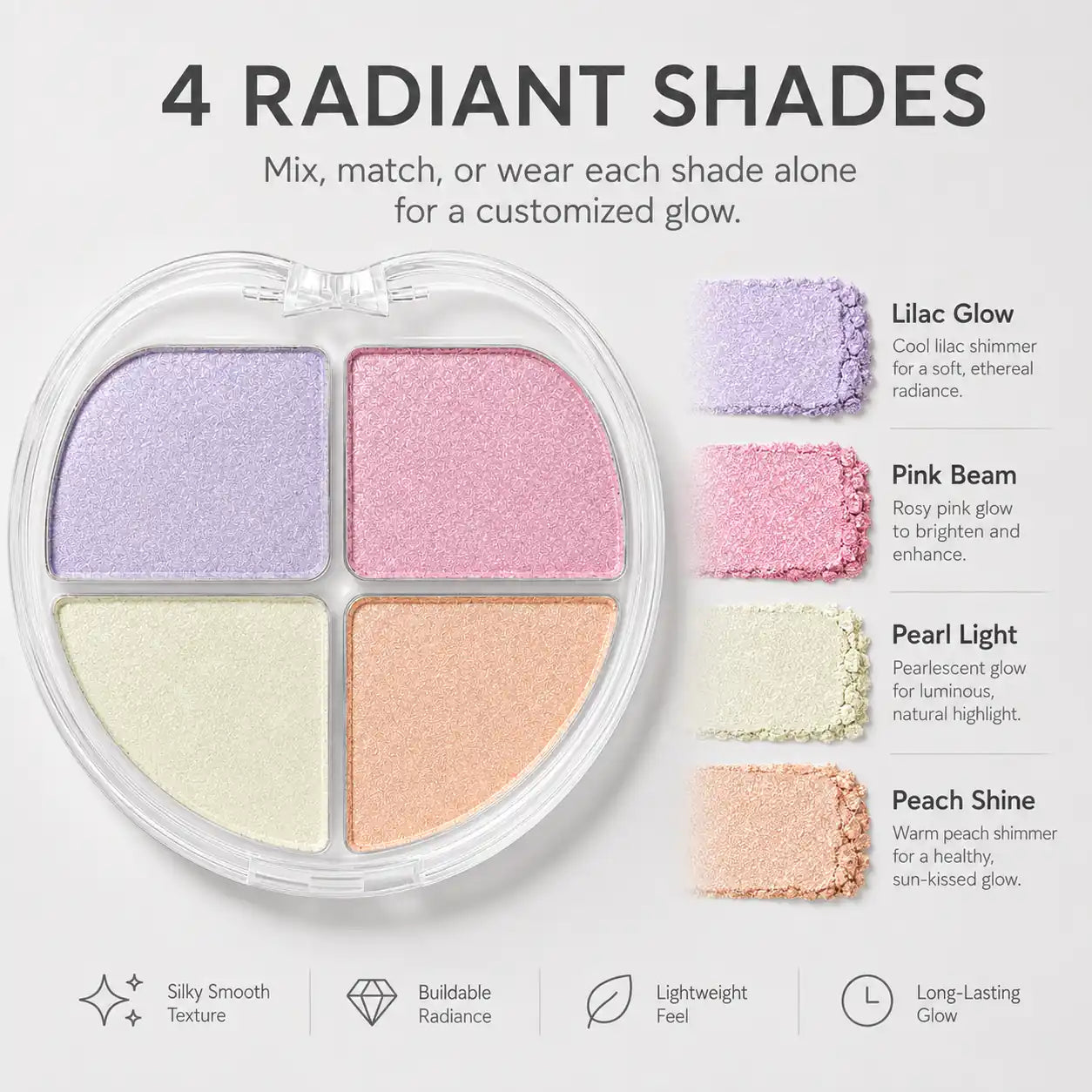 Colorgram Tintory Highlighter Palette 01 Jelly Beam