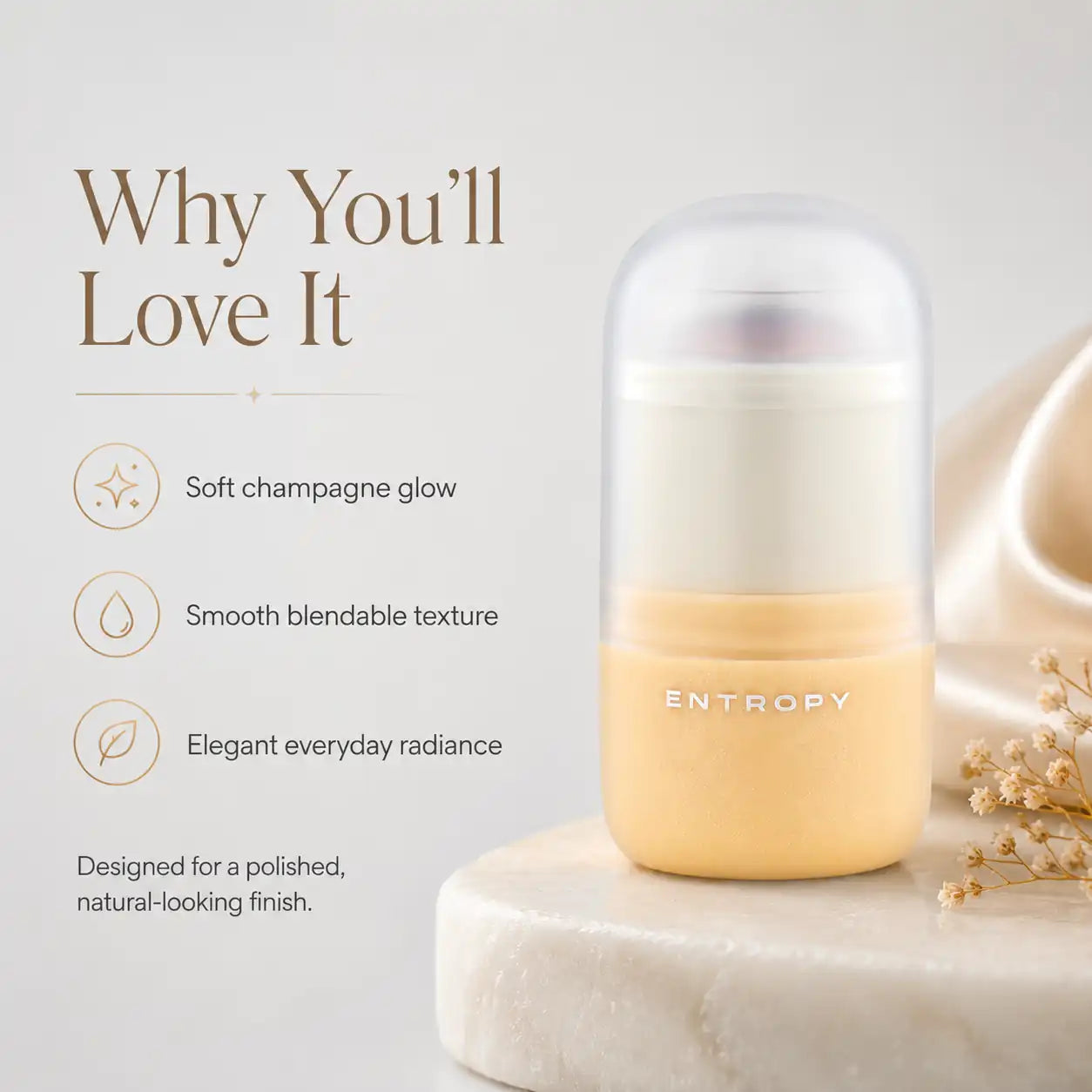 Entropy Cool Stick Body Highlighter Golden Hour 10g