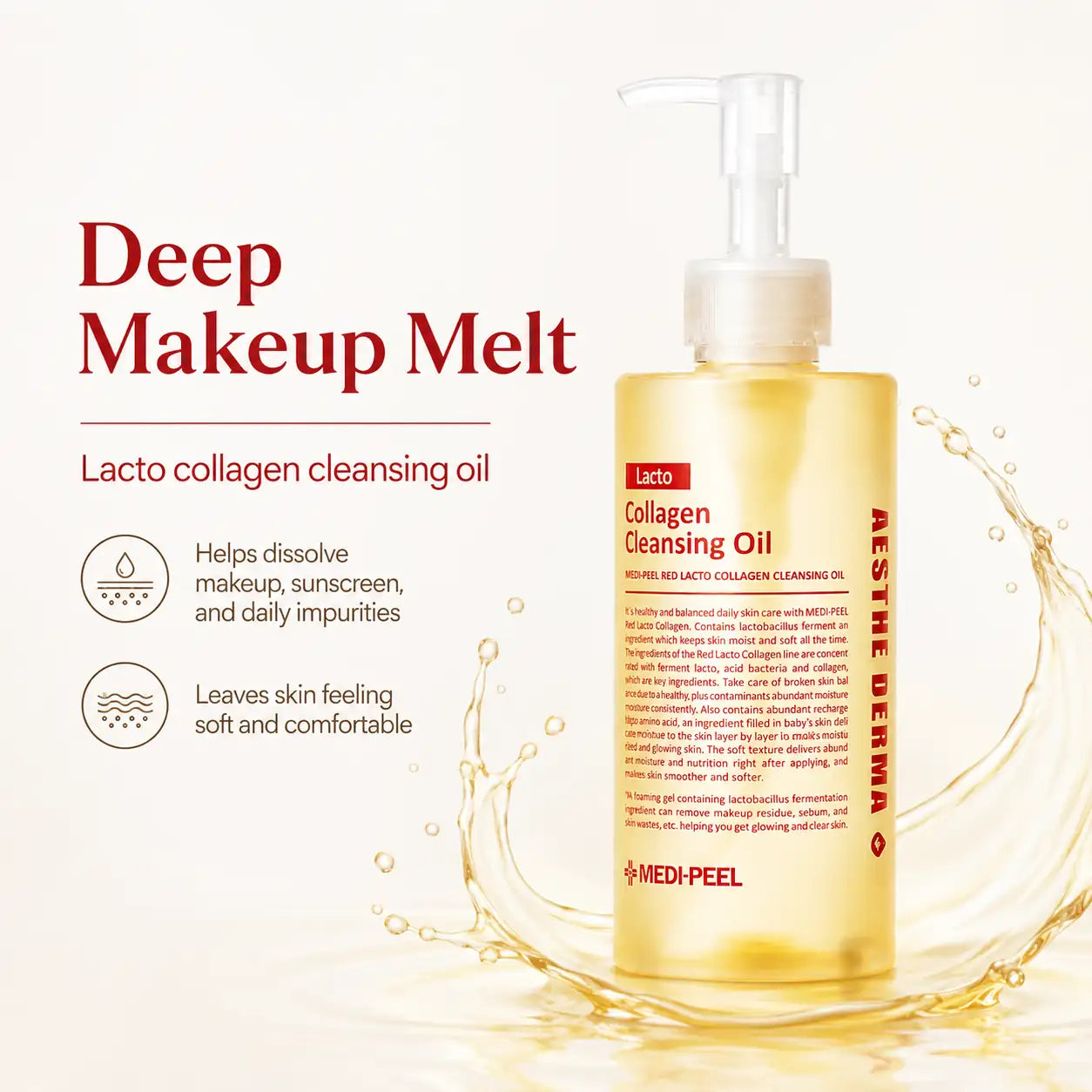 MEDI-PEEL Red Lacto Collagen Cleansing Oil 200ml