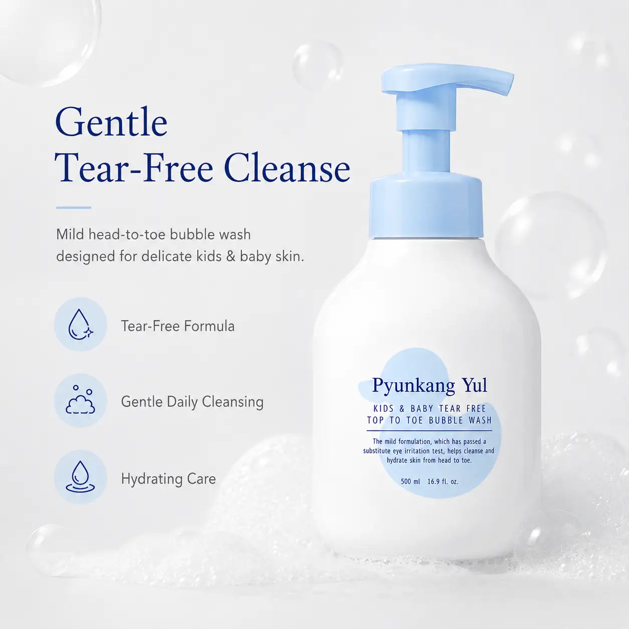 Pyunkang Yul Kids & Baby Top to Toe Bubble Wash 500ml