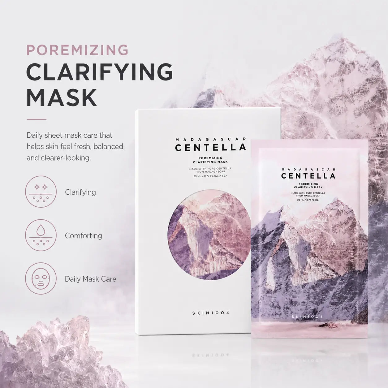SKIN1004 Madagascar Centella Poremizing Clarifying Mask 5EA