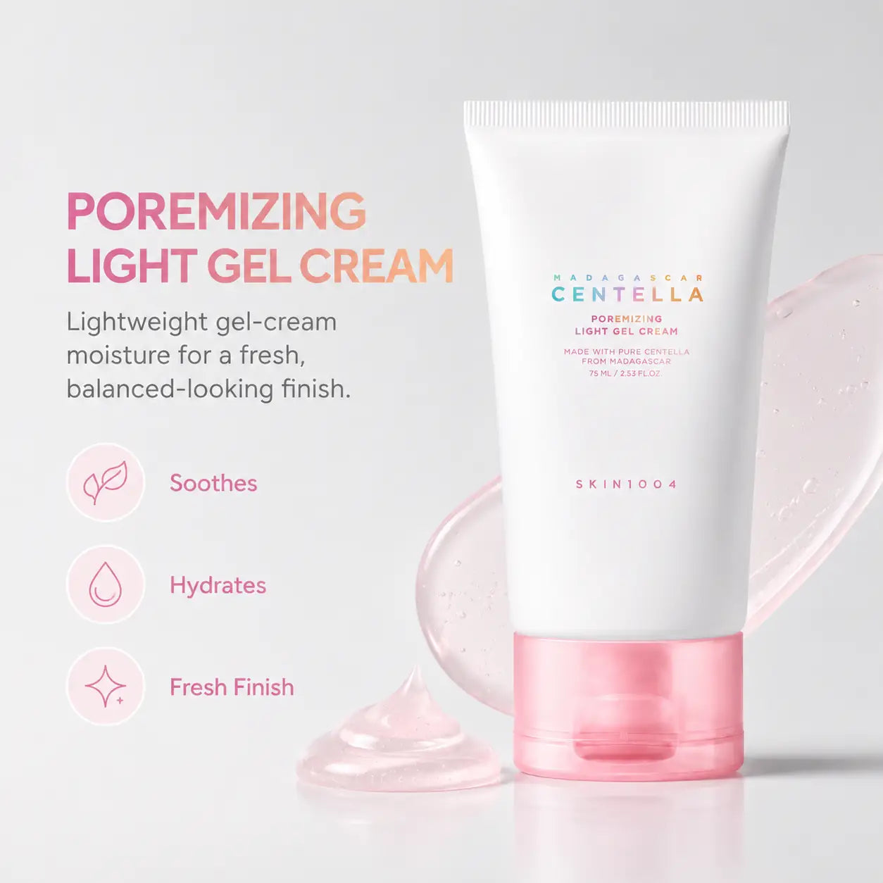 SKIN1004 Madagascar Centella Poremizing Light Gel Cream 75ml