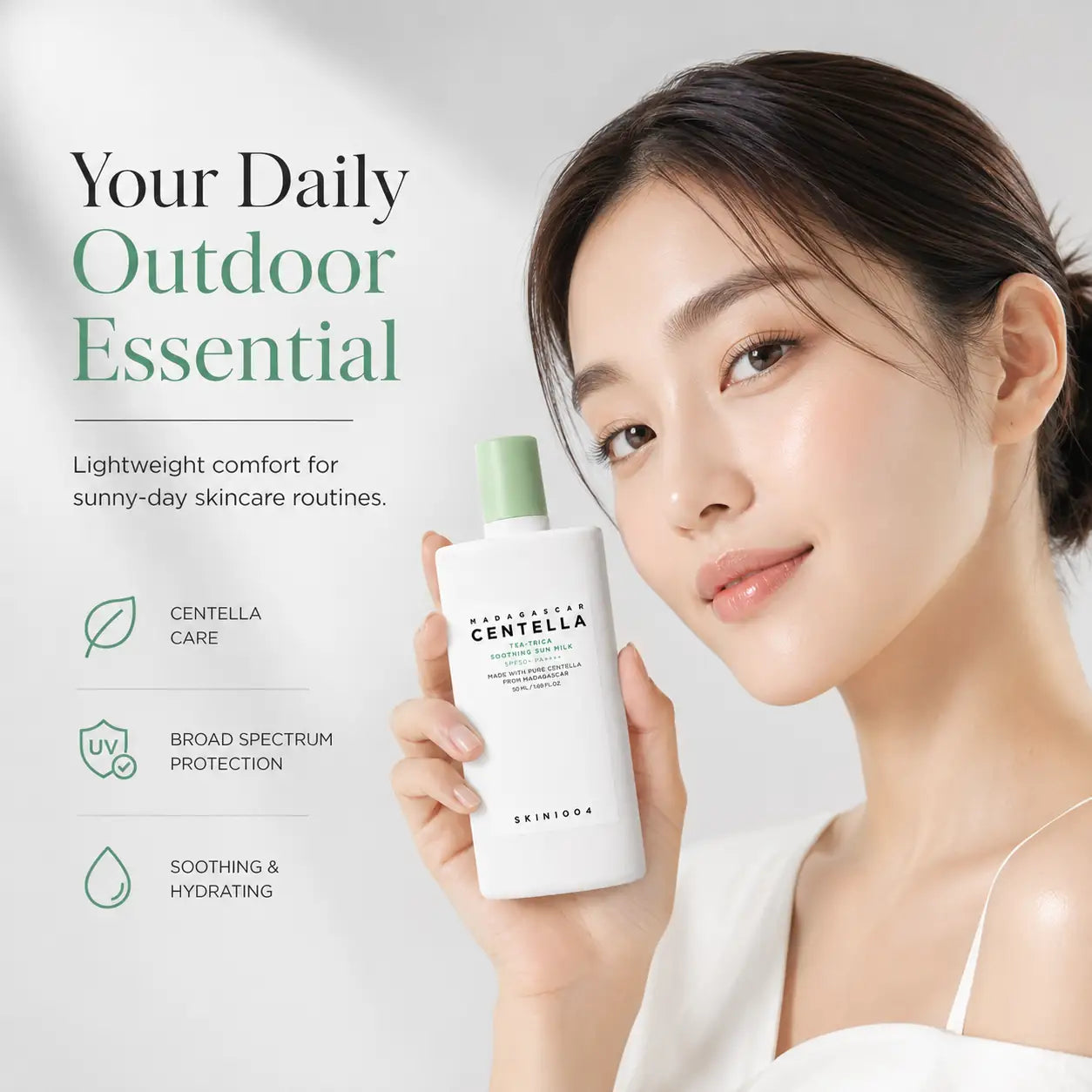 SKIN1004 Madagascar Centella Tea-Trica Soothing Sun Milk 50ml