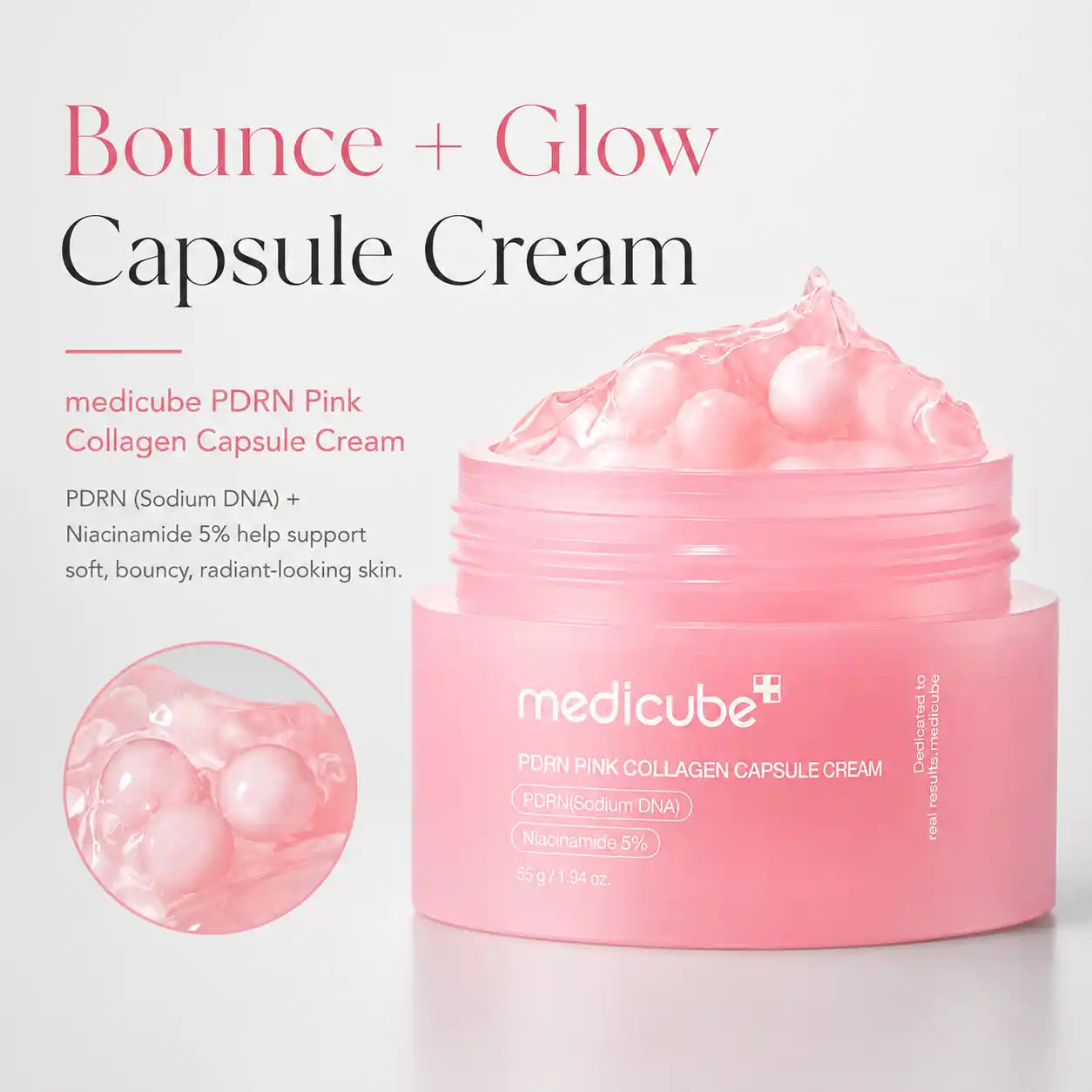 Medicube PDRN Pink Collagen Capsule Cream 55g