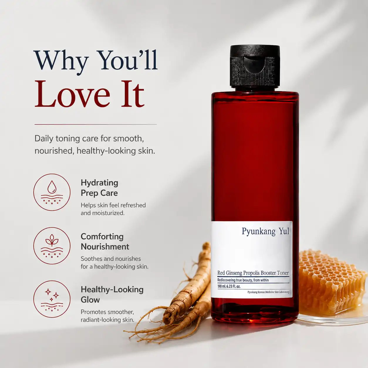 Pyunkang Yul Red Ginseng Propolis Booster Toner 110ml