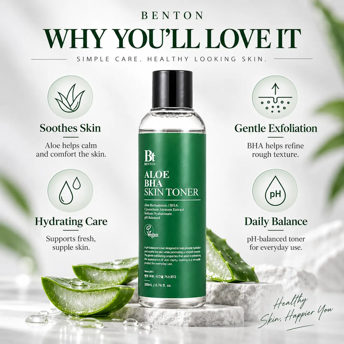 Benton Aloe BHA Skin Toner 200ml