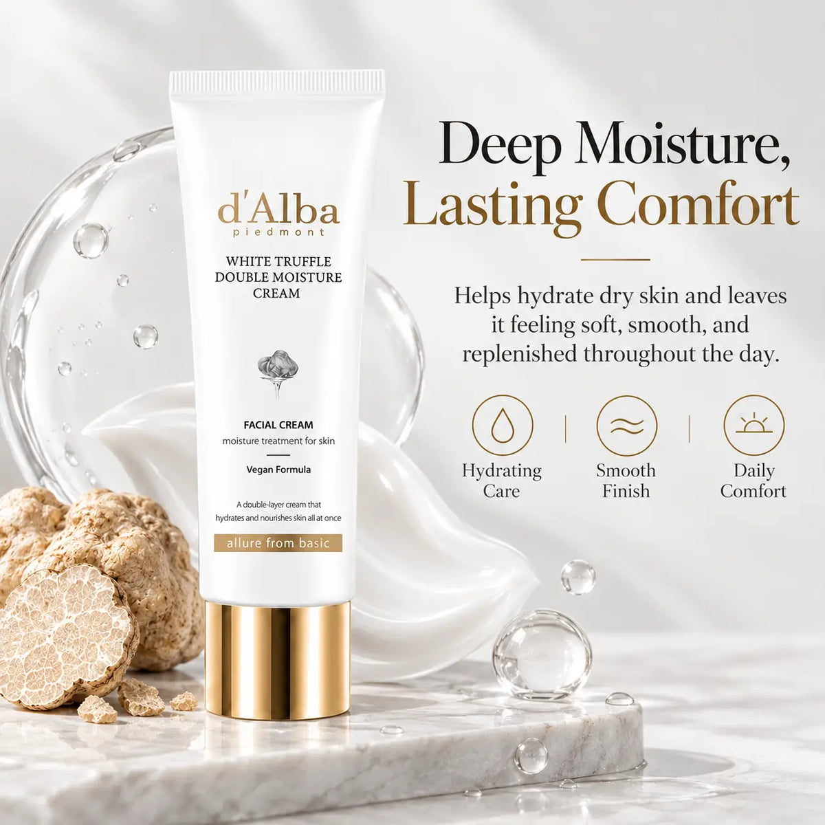 d'Alba White Truffle Double Moisture Cream 60ml
