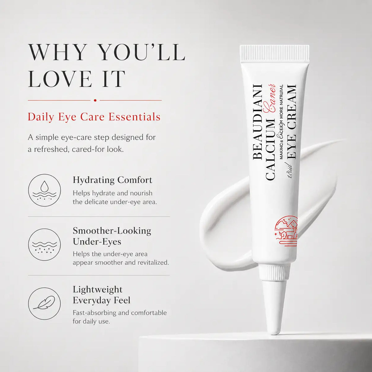 BEAUDIANI Calcium Cover Eye Cream 15ml