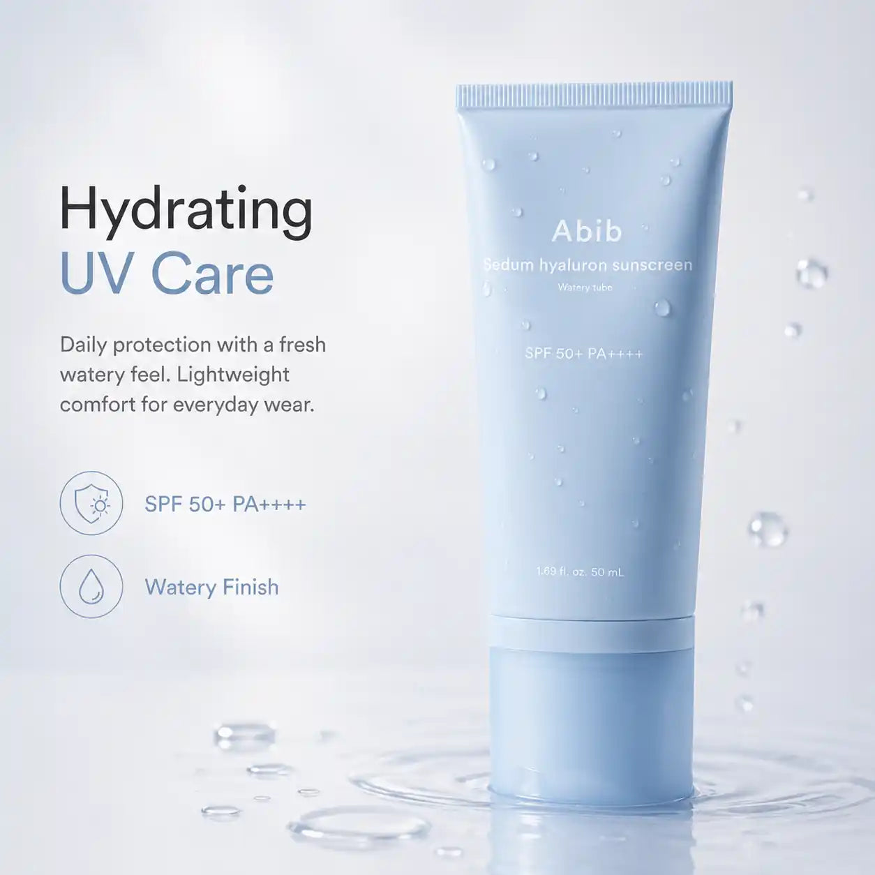 Abib Sedum Hyaluron Sunscreen Tube SPF50+ PA++++ 50ml
