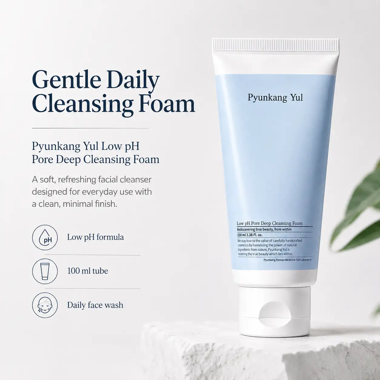 Pyunkang Yul Low pH Pore Deep Cleansing Foam 100ml