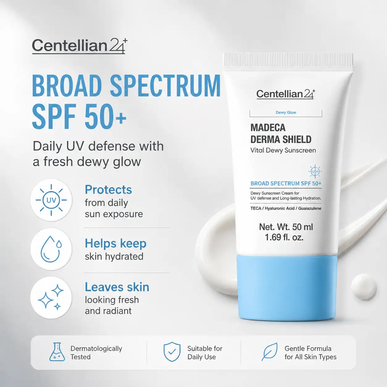 Centellian24 Derma Shield Vital Dewy Sun Cream 50ml
