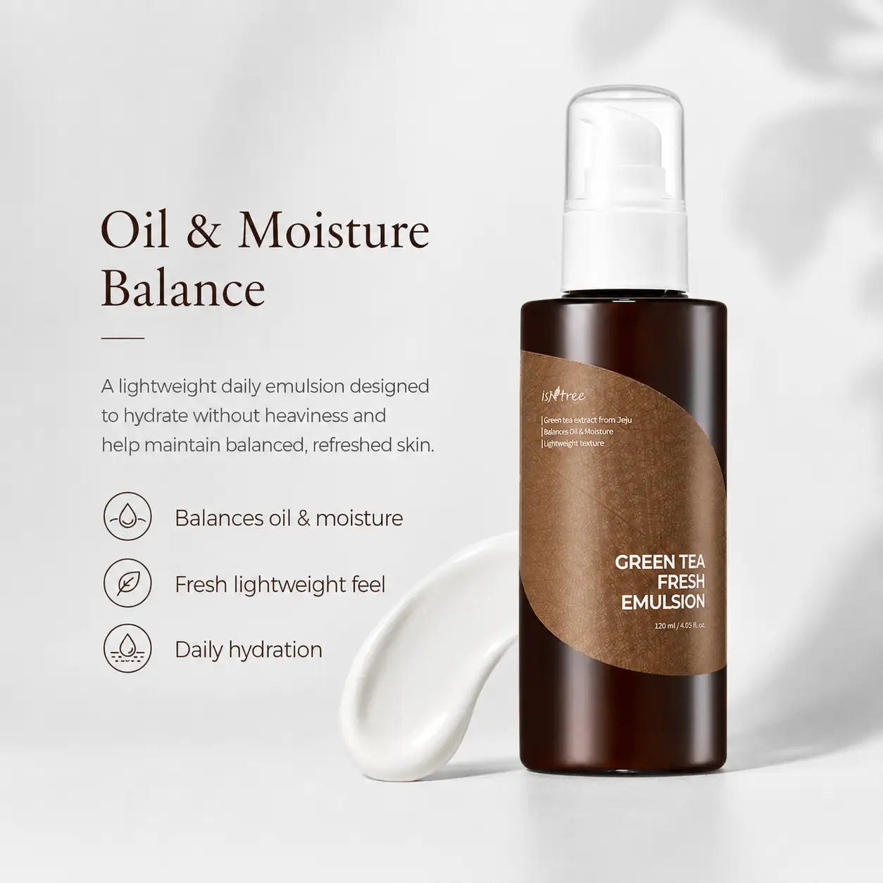 Isntree Green Tea Fresh Emulsion Moisturiser 120ml