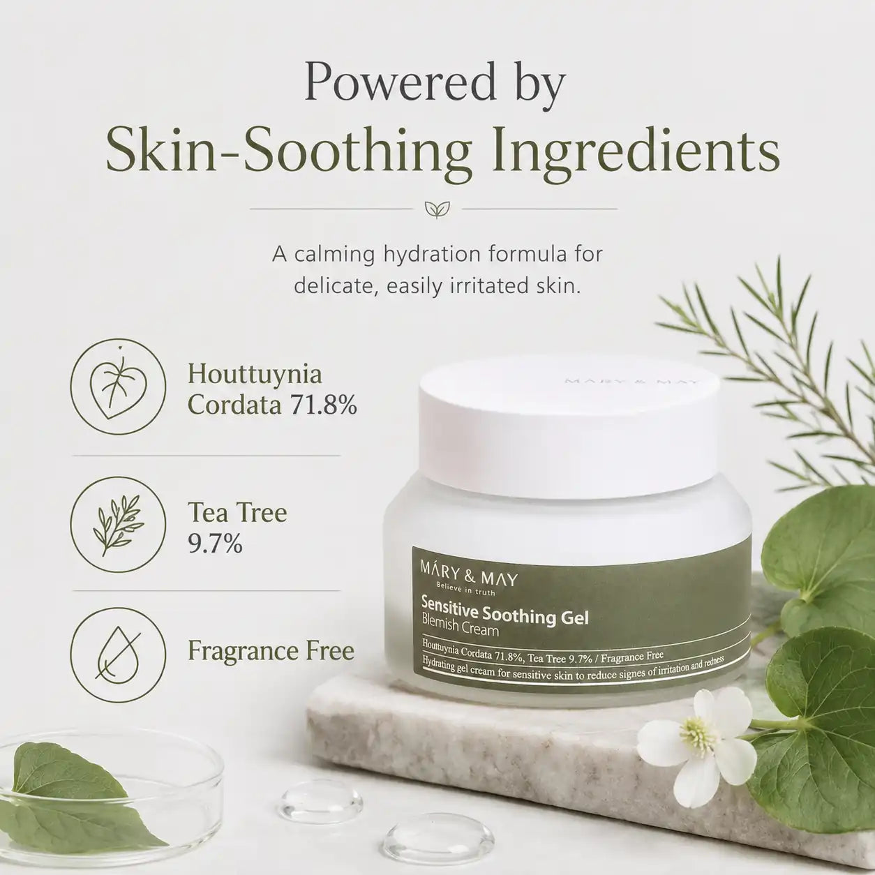 Mary&May Sensitive Soothing Gel Cream 70g