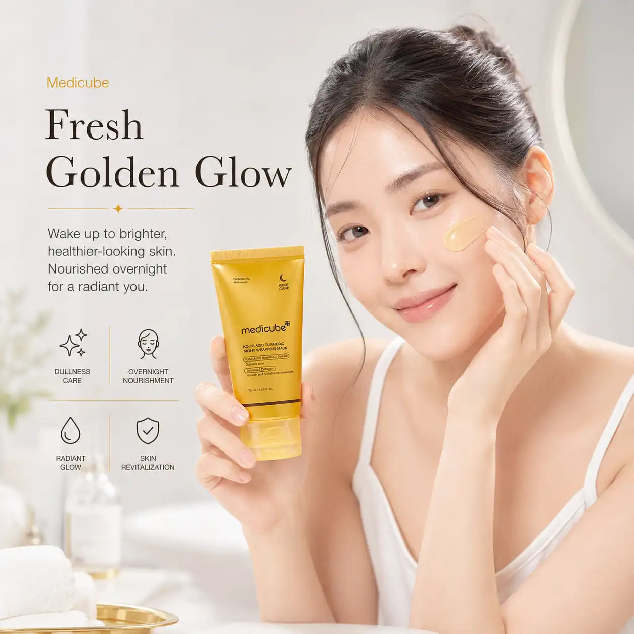 Medicube Kojic Acid Turmeric Night Wrapping Mask 75ml