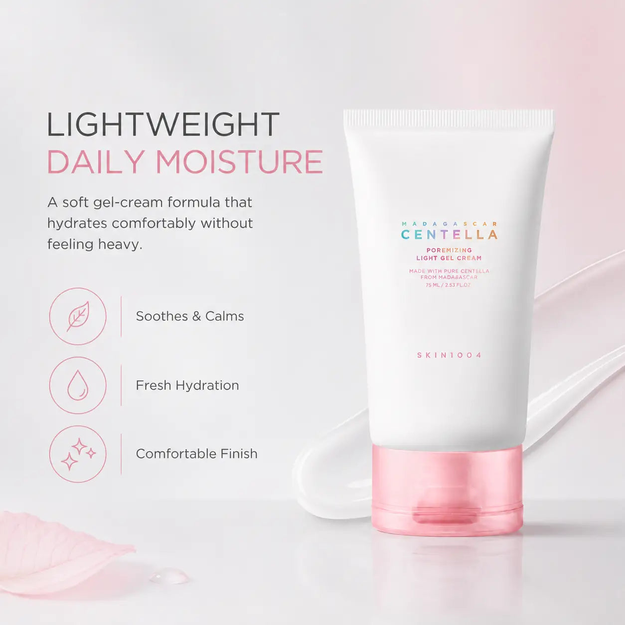 SKIN1004 Madagascar Centella Poremizing Light Gel Cream 75ml