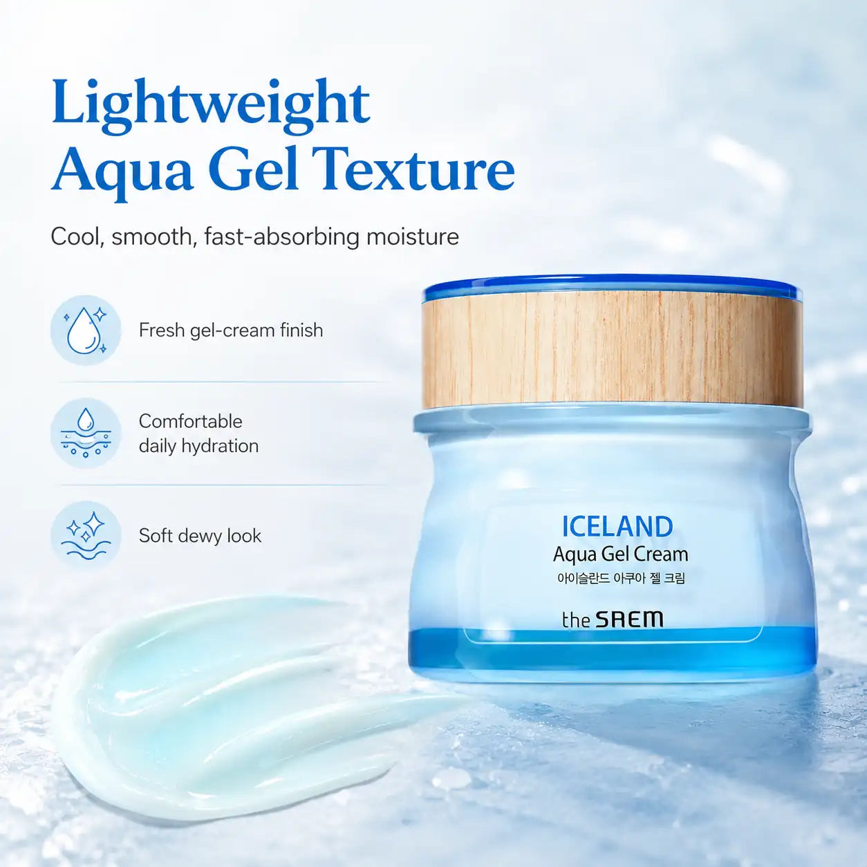 The Saem Iceland Aqua Gel Cream 60ml