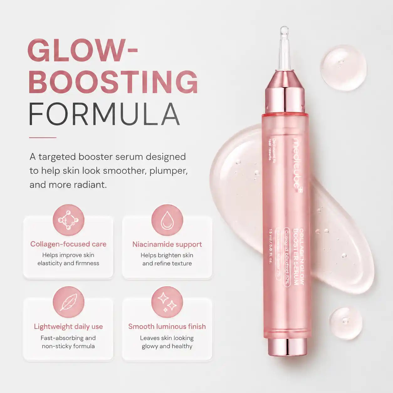 Medicube Collagen Glow Booster Serum 15ml