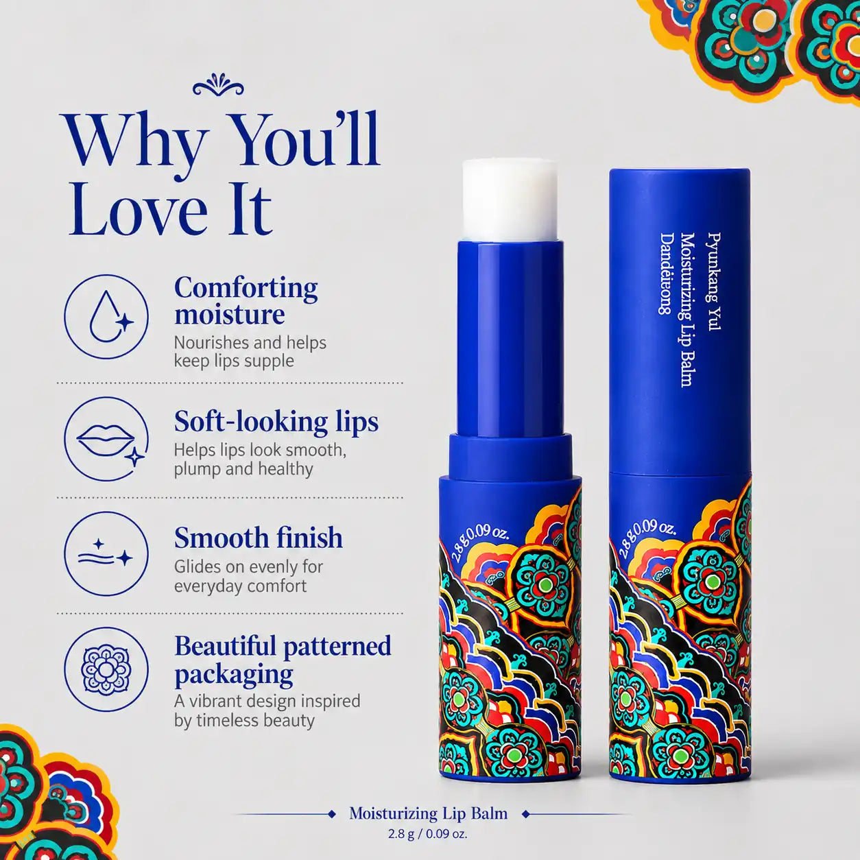 Pyunkang Yul Moisturizing Lip Balm Dancheong 2.8g