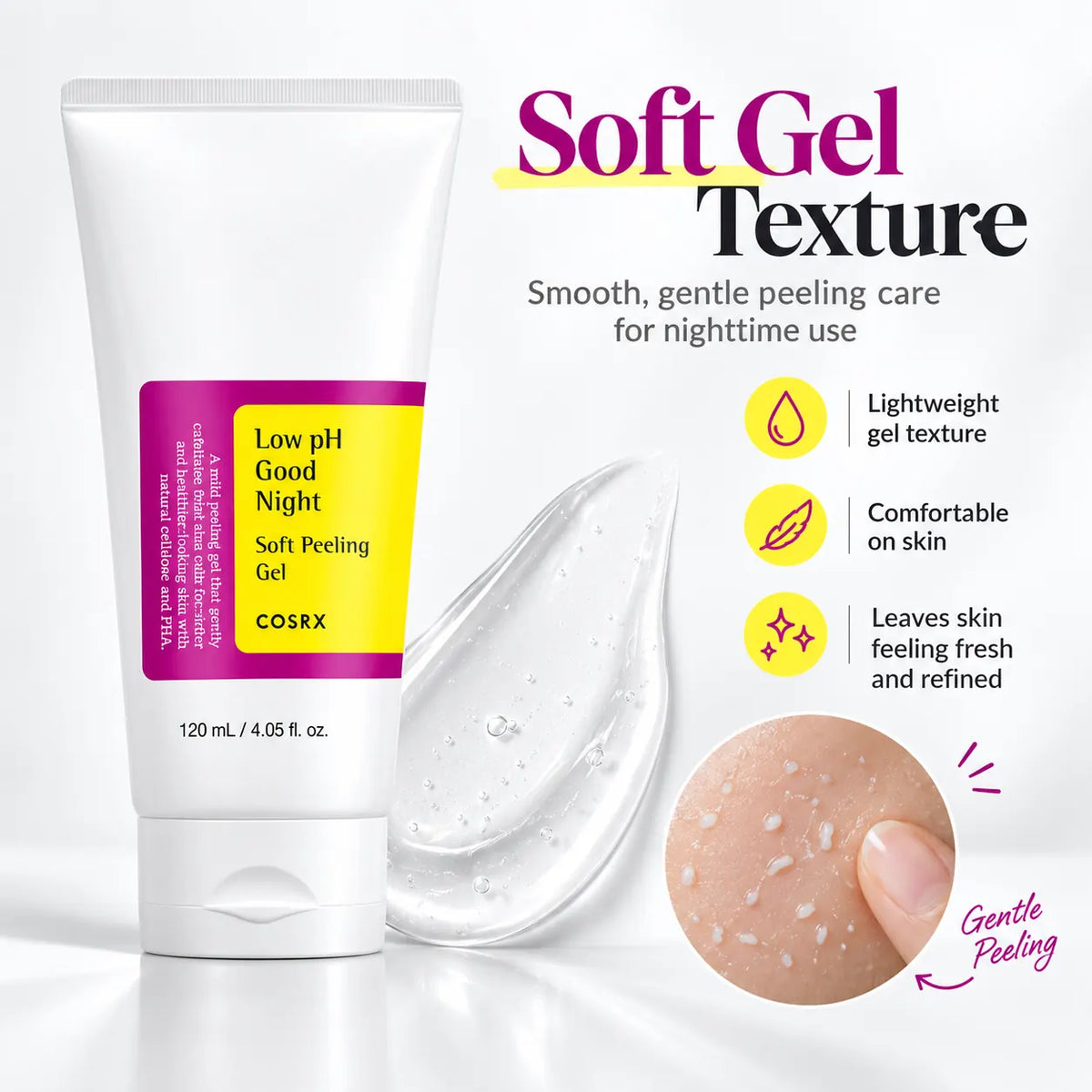 COSRX Low pH Good Night Soft Peeling Gel 120ml
