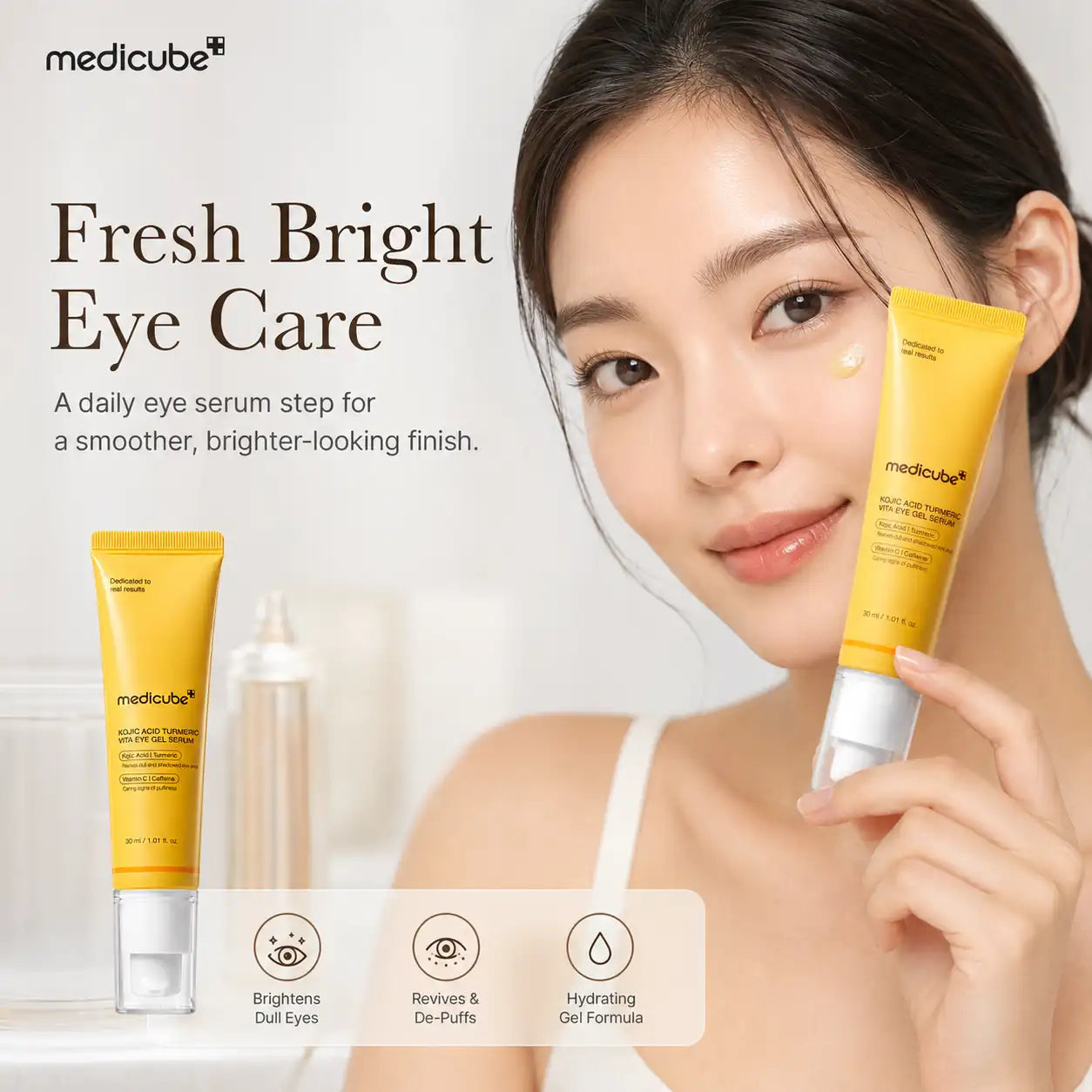 Medicube Kojic Acid Turmeric Vita Eye Gel Serum 30ml