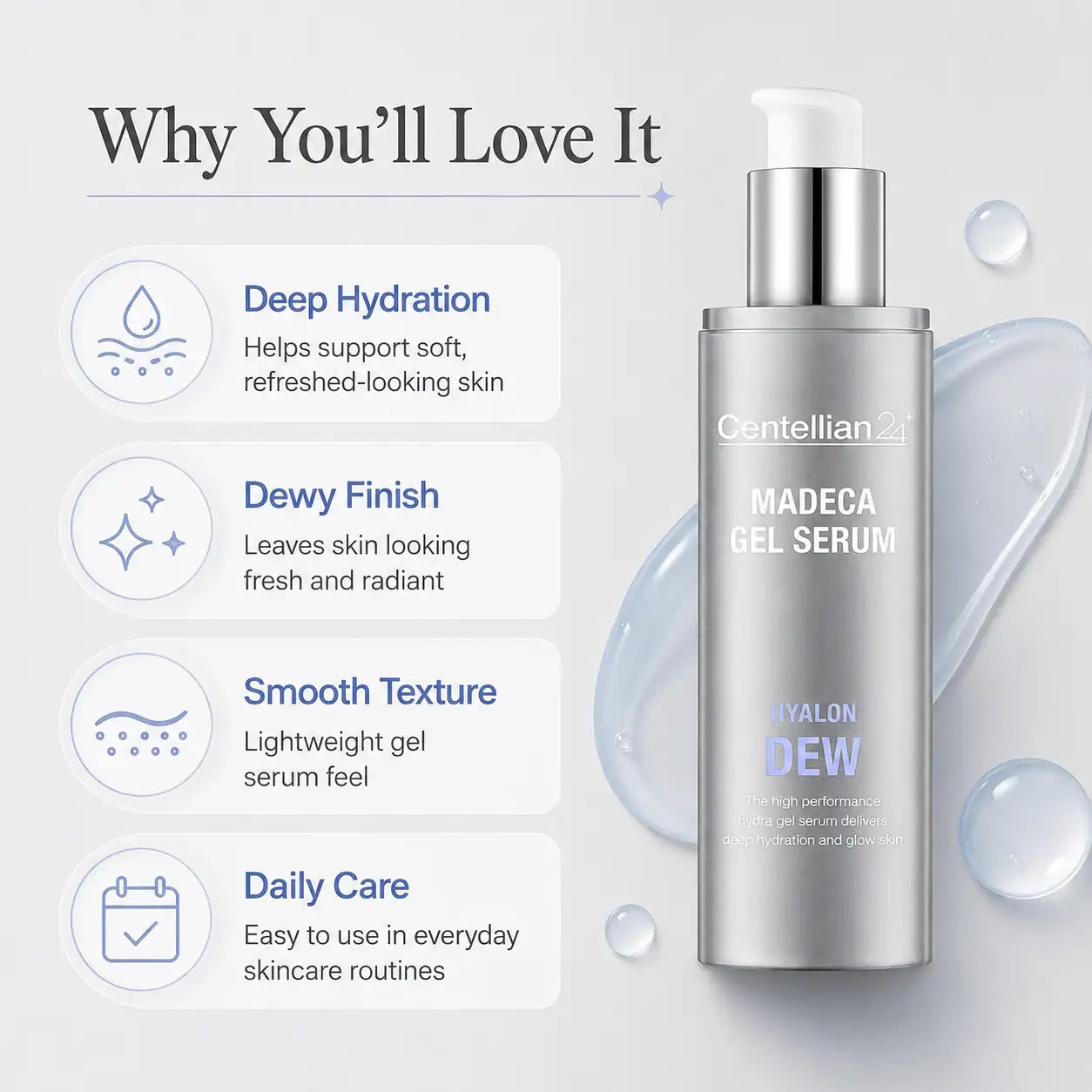 Centellian24 Madeca Gel Serum Hyalron Dew 30ml