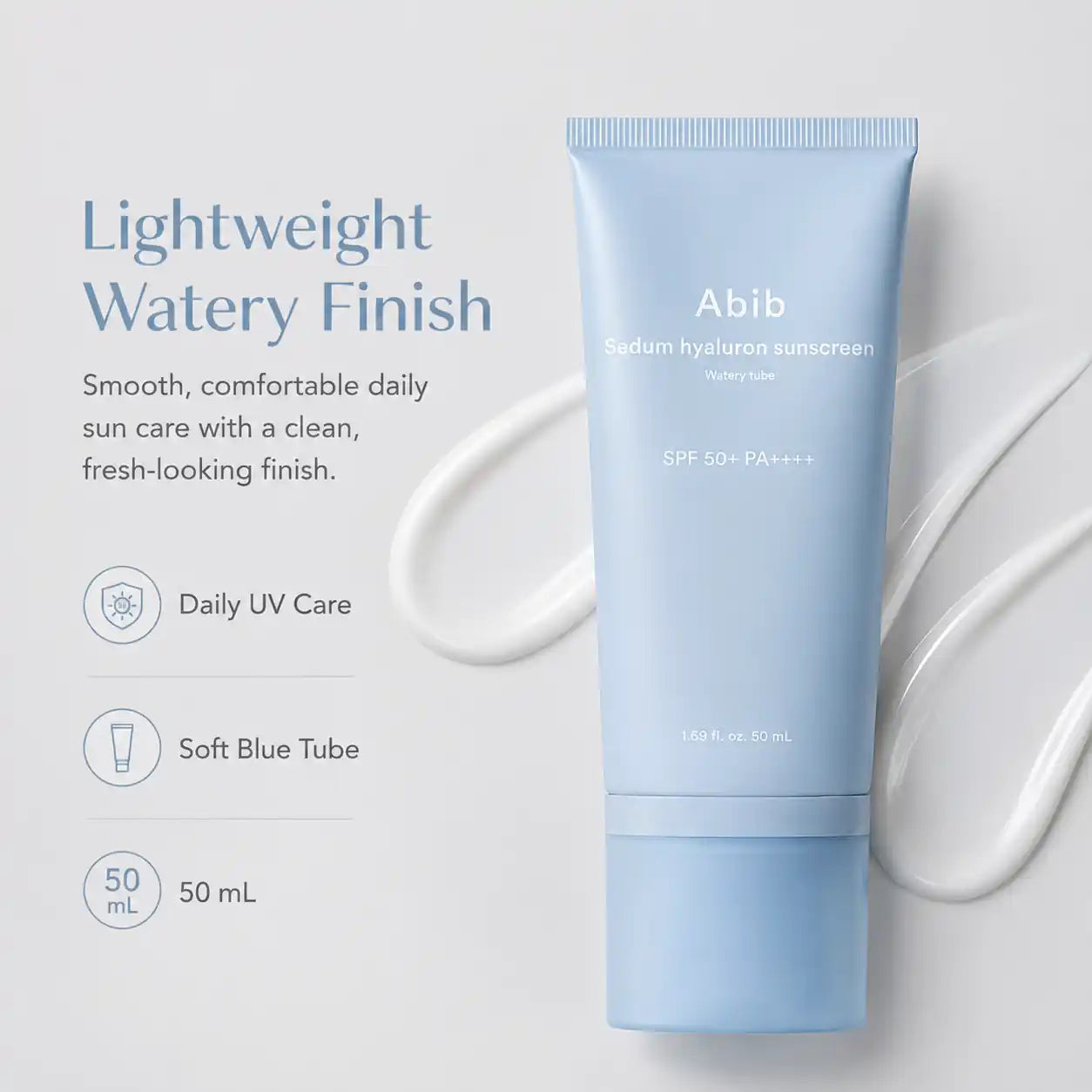 Abib Sedum Hyaluron Sunscreen Tube SPF50+ PA++++ 50ml