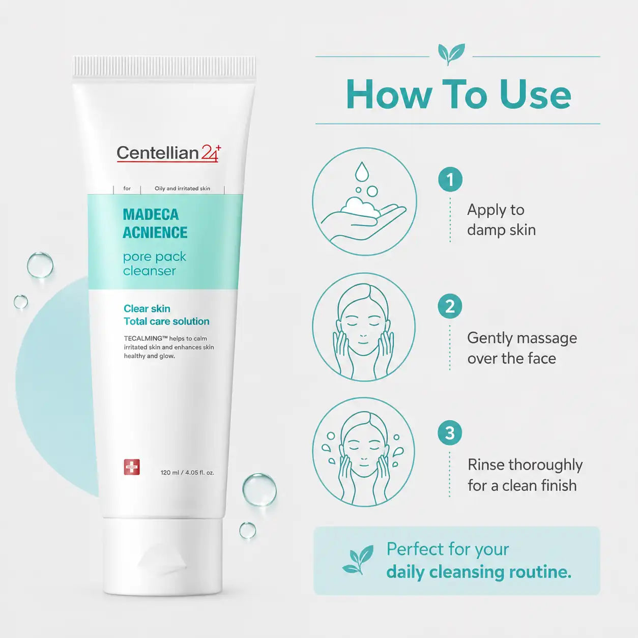 Centellian24 Madeca Acnience Pore Pack Cleanser 120ml