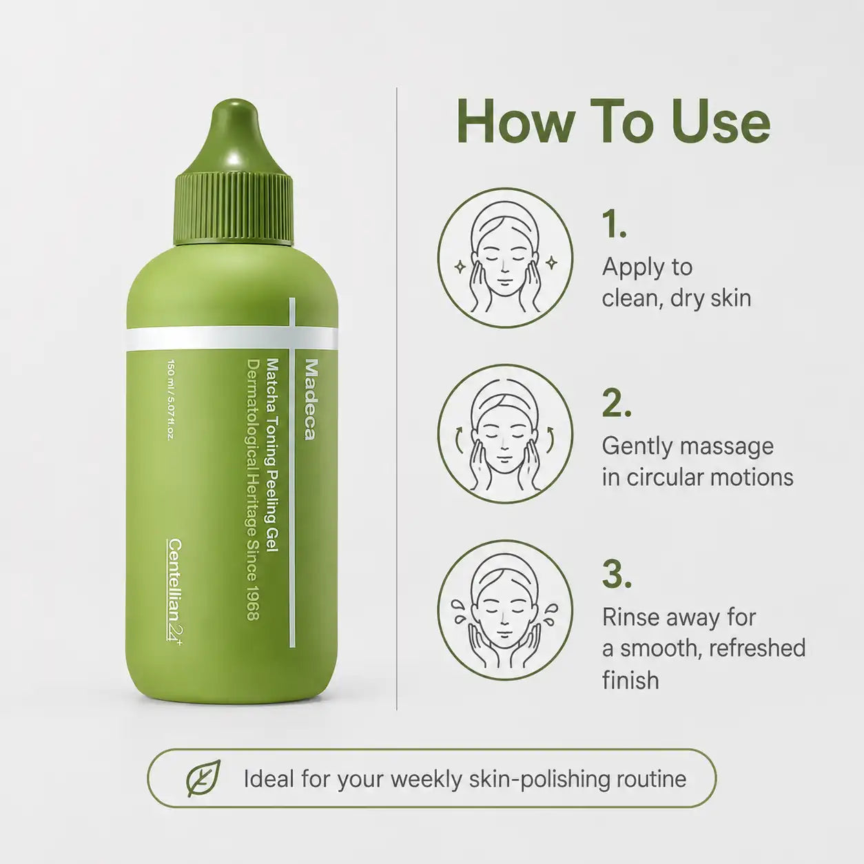 Centellian24 Madeca Matcha Toning Peeling Gel 150ml