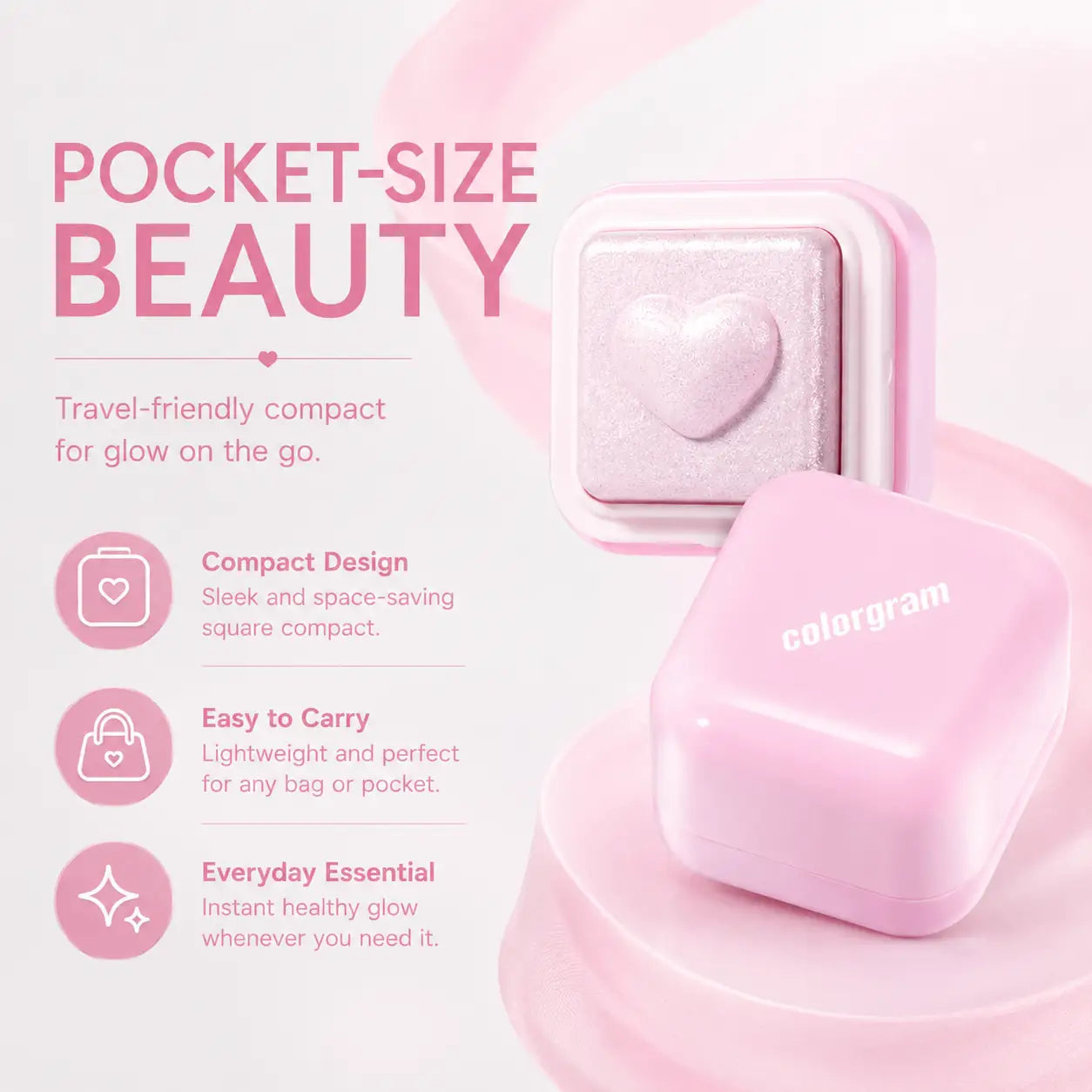 Colorgram Milk Bling Heartlighter 02 Pink Heart