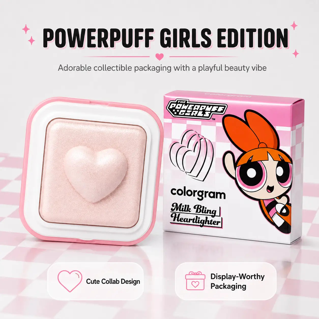 Colorgram Milk Bling Heartlighter 05 Spring Pink Blossom