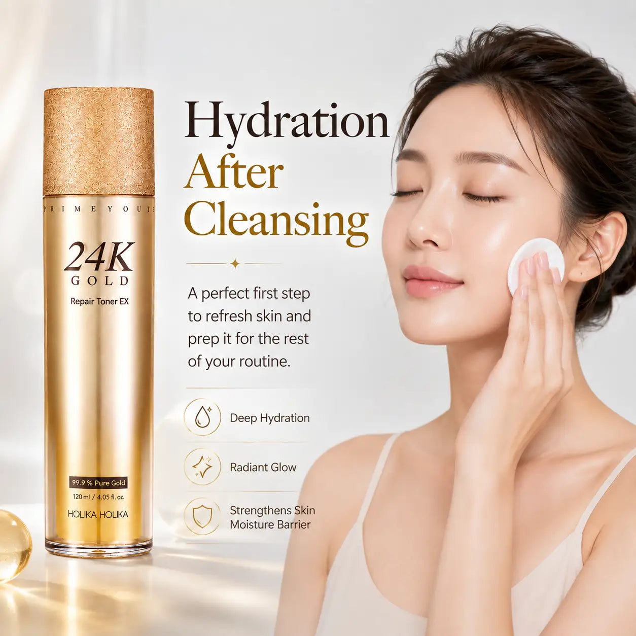Holika Holika Prime Youth 24K Gold Repair Toner 120ml