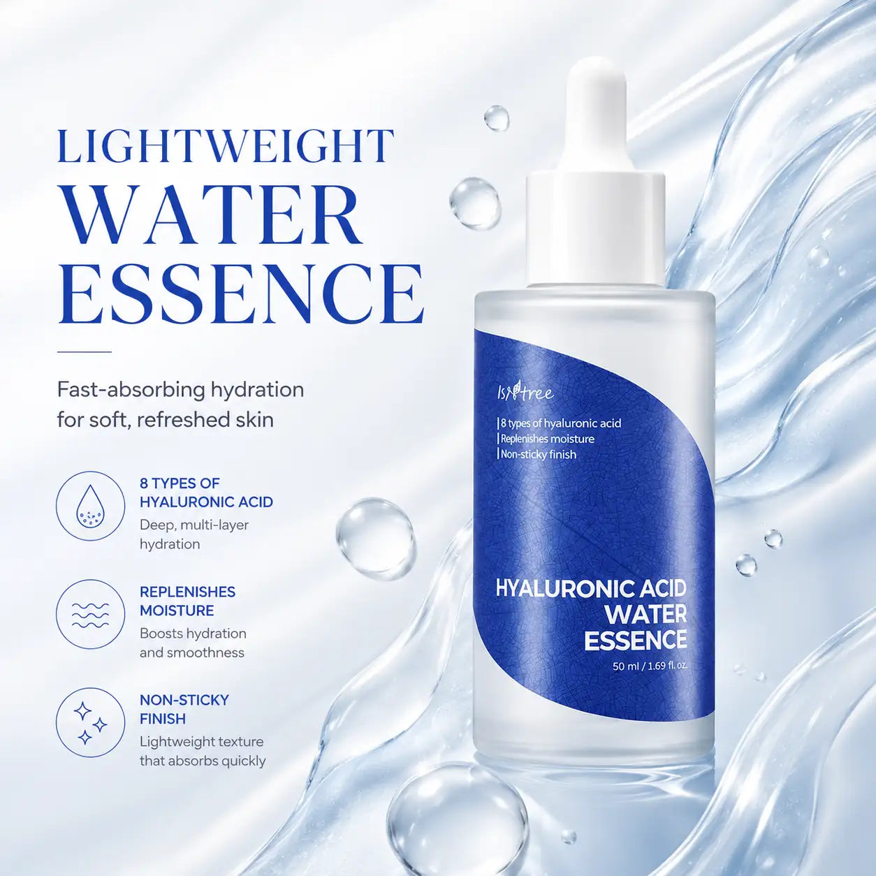Isntree Hyaluronic Acid Water Essence 50ml
