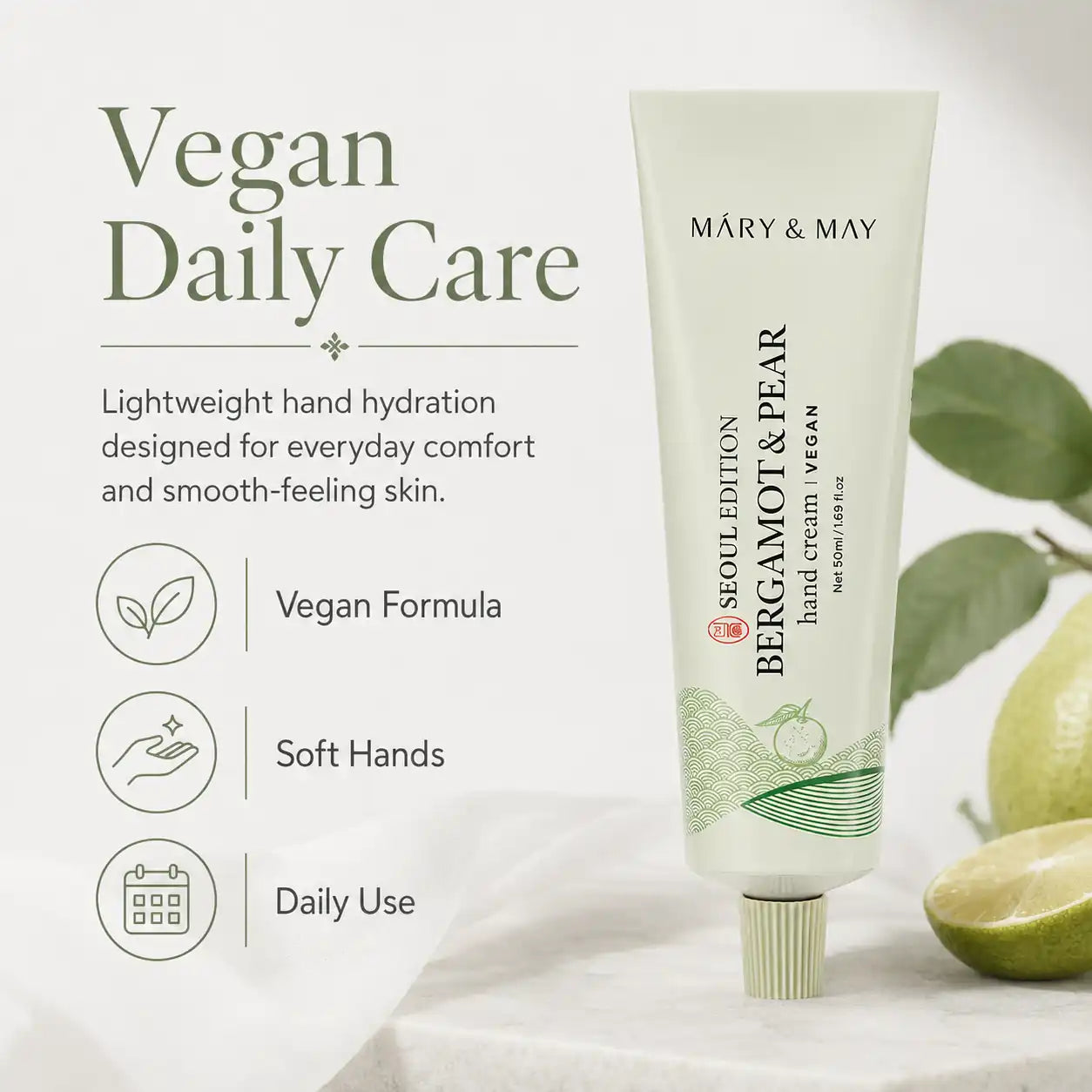 Mary&May Seoul Edition Bergamot & Pear Hand Cream 50ml