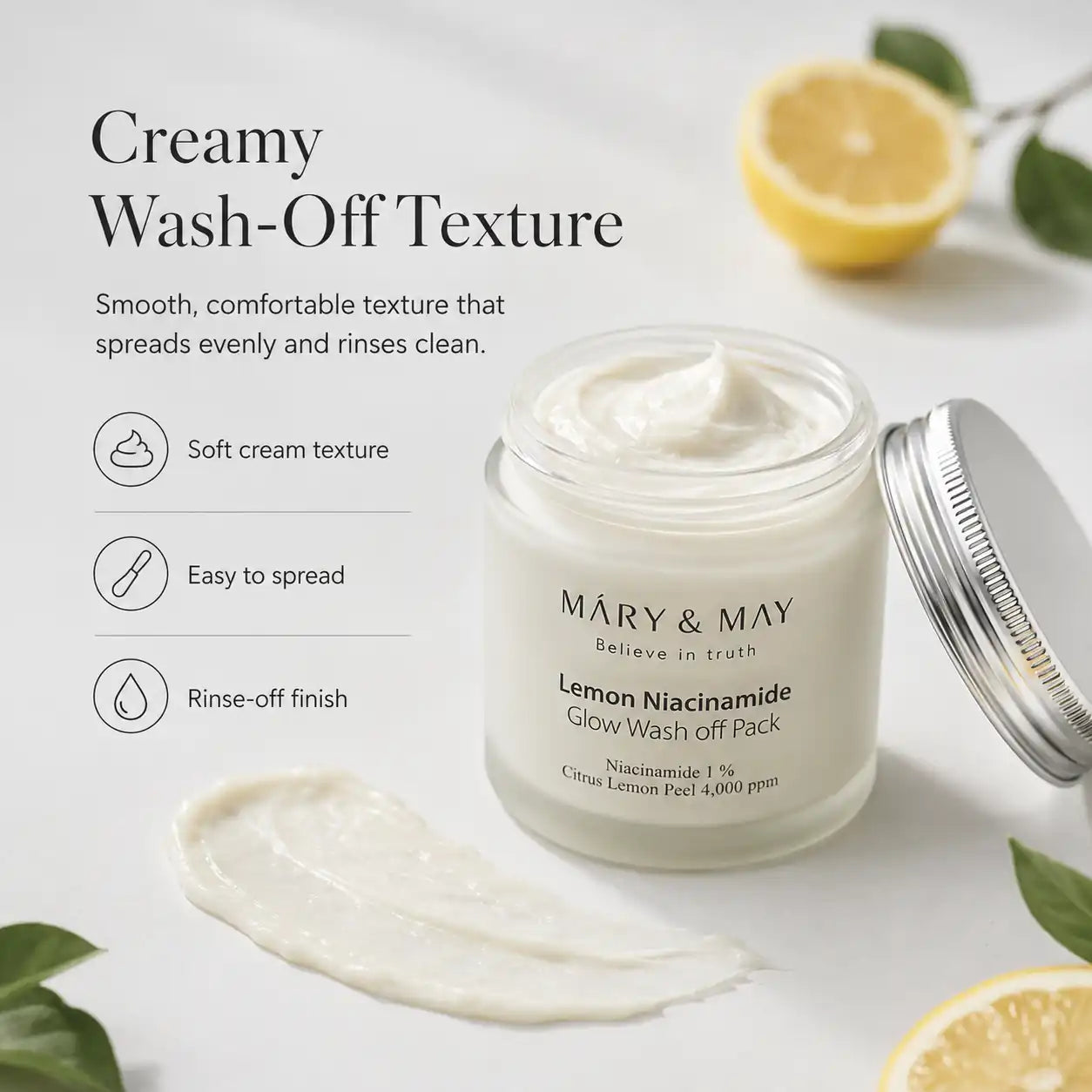 Mary&May Lemon Niacinamide Glow Wash Off Pack 125g