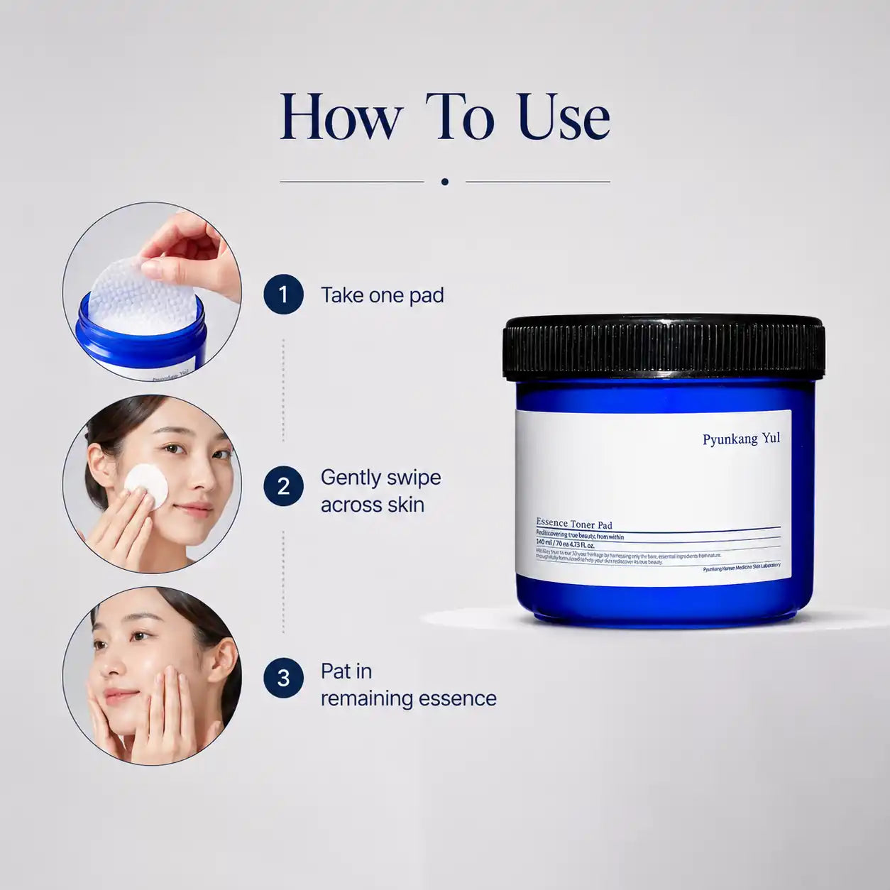 Pyunkang Yul Essence Toner Pad 140ml 70ea