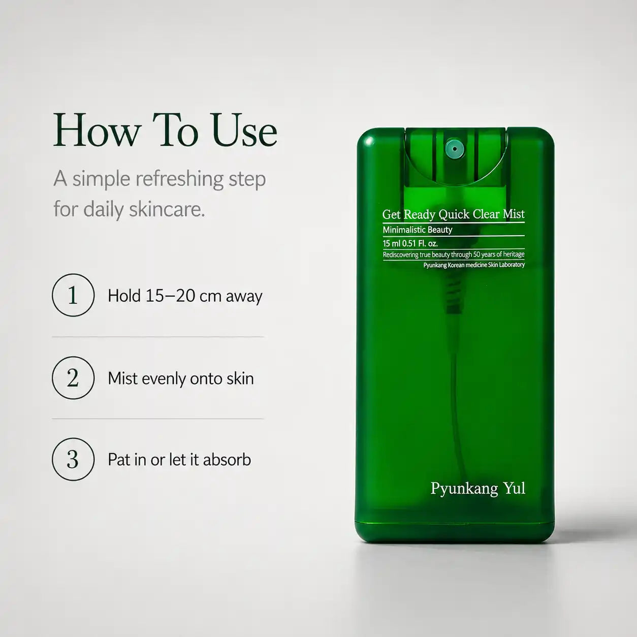 Pyunkang Yul Get Ready Quick Clear Mist 15ml