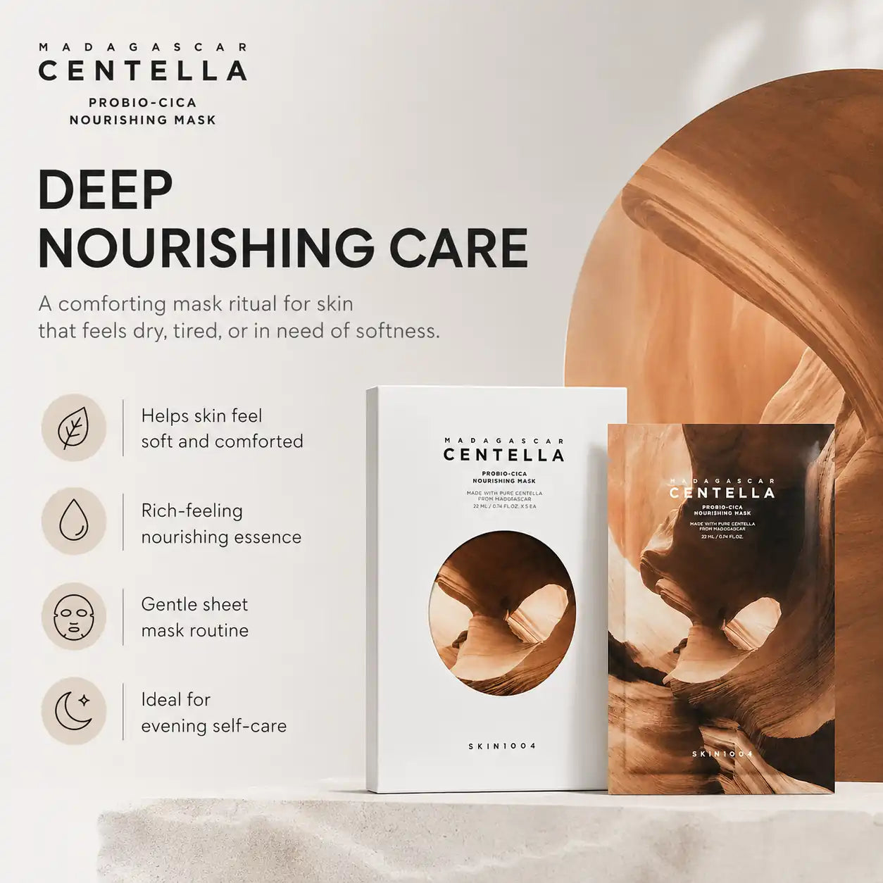 SKIN1004 Madagascar Centella Probio-Cica Nourishing Mask 5EA 23ml