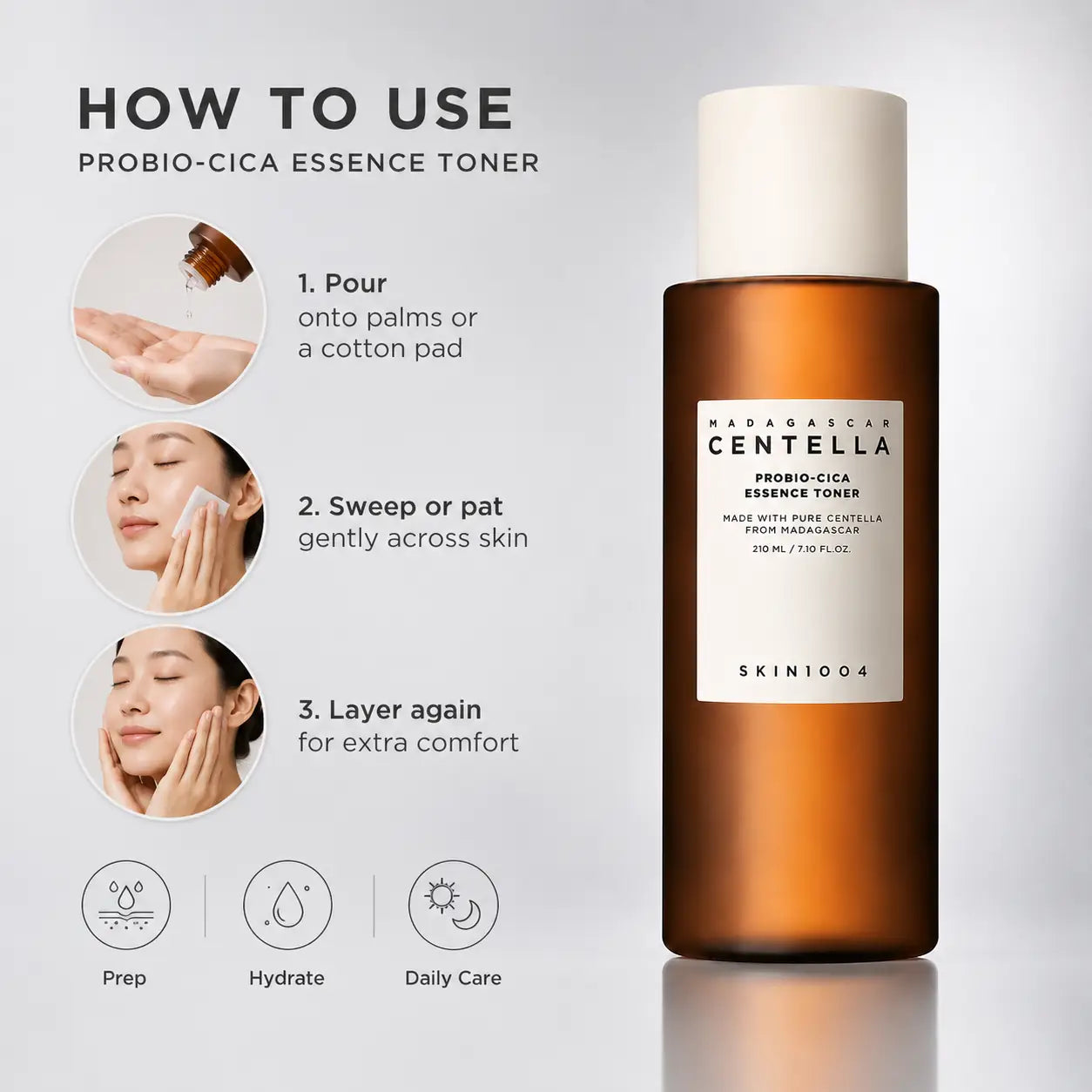 SKIN1004 Madagascar Centella Probio-Cica Essence Toner 210ml