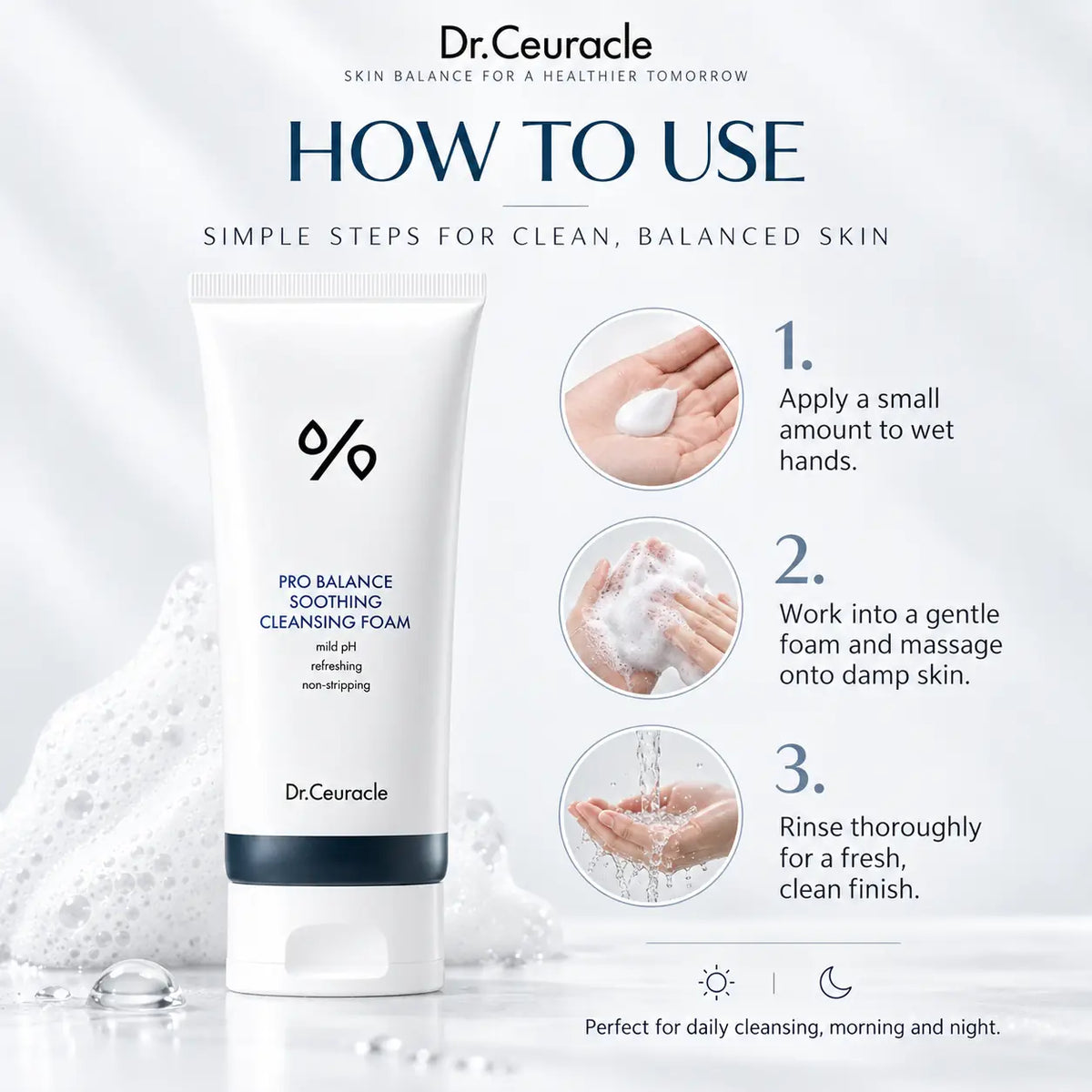 Dr. Ceuracle Pro Balance Creamy Deep Cleansing Foam 150g