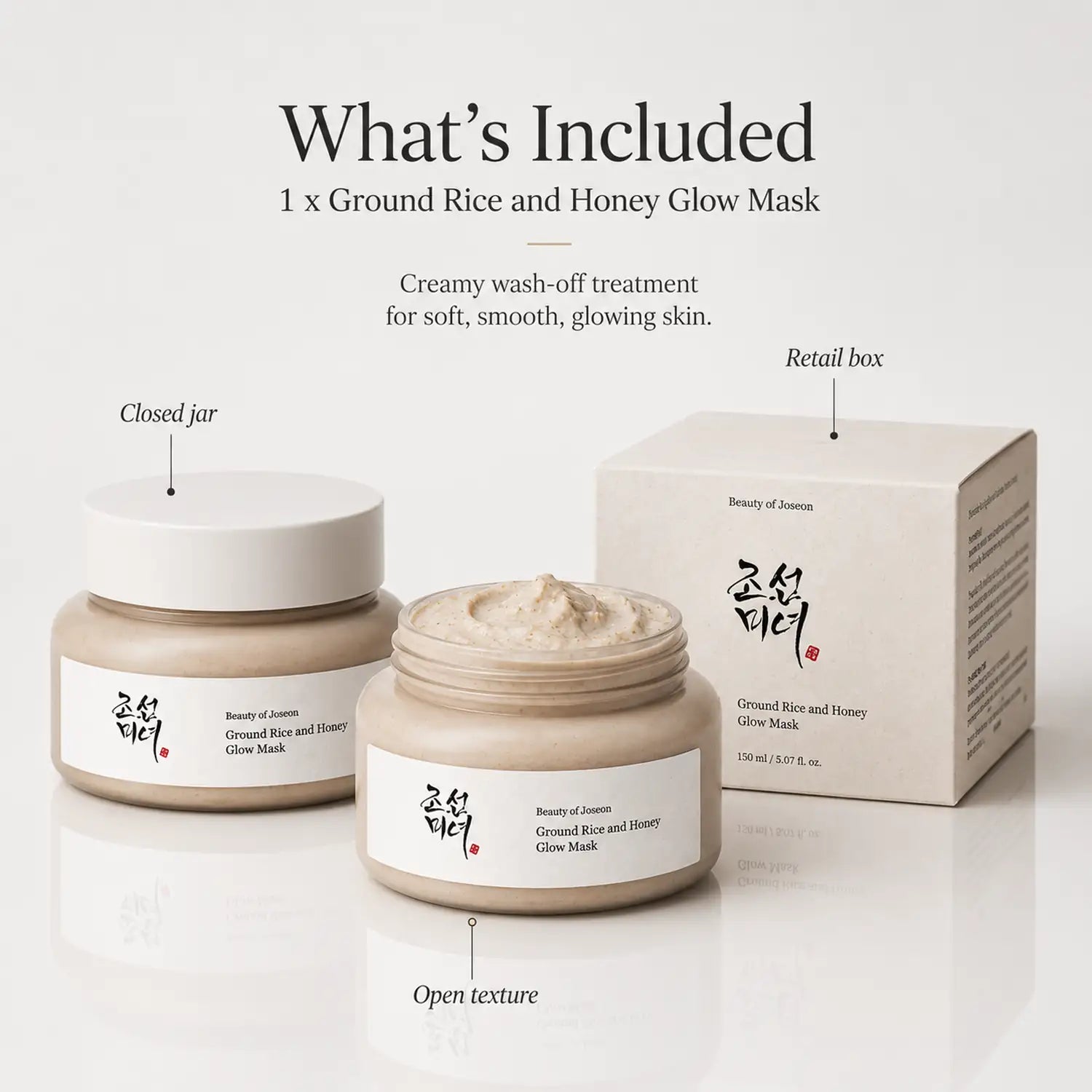 Beauty of Joseon Ground Rice and Honey Glow Mask 150ml
