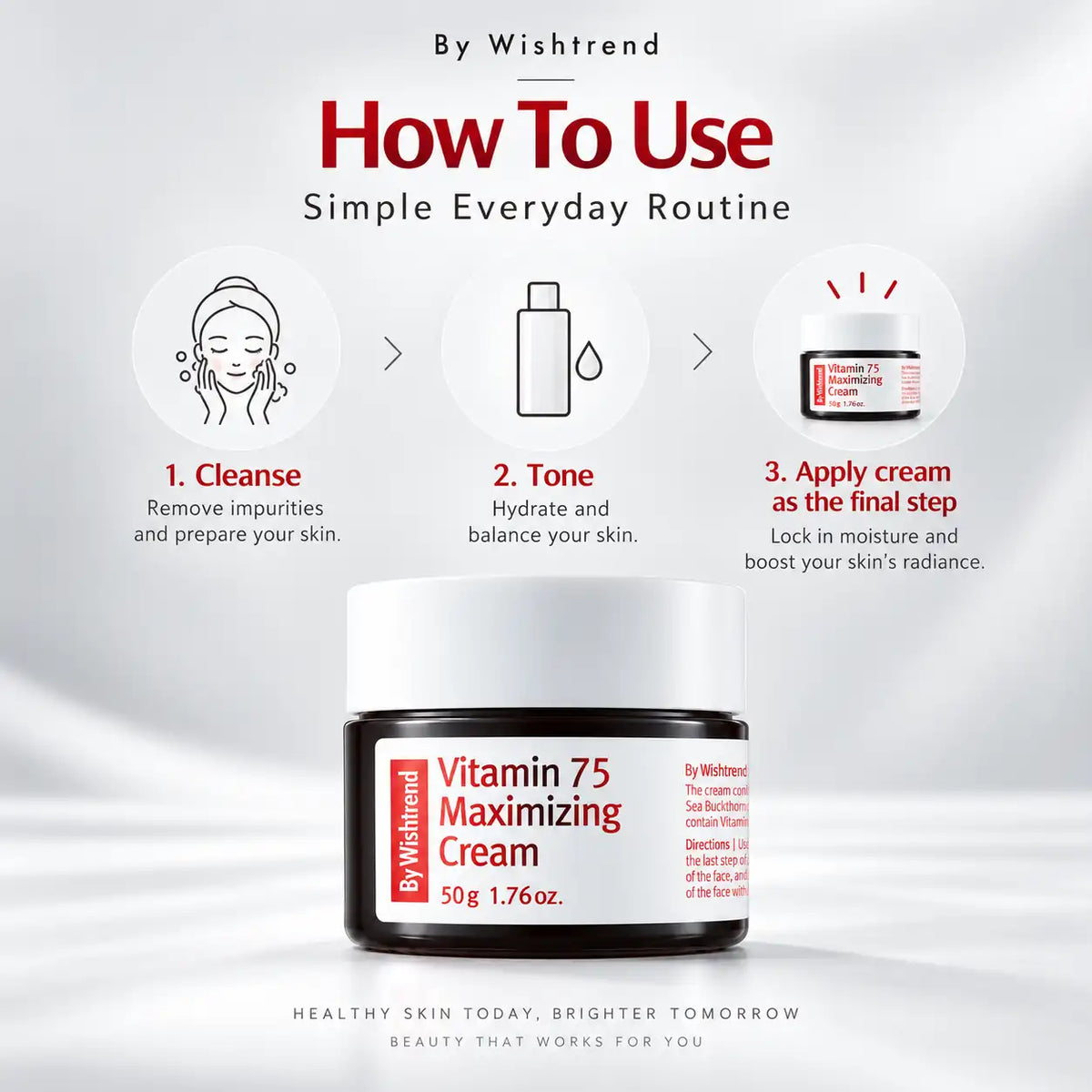 By Wishtrend Vitamin 75 Maximizing Cream 50g
