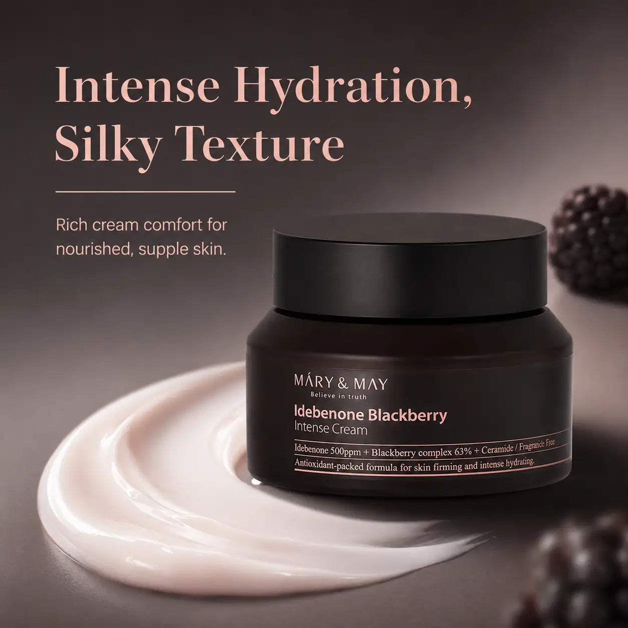 Mary&May Idebenone Blackberry Intense Cream 70g