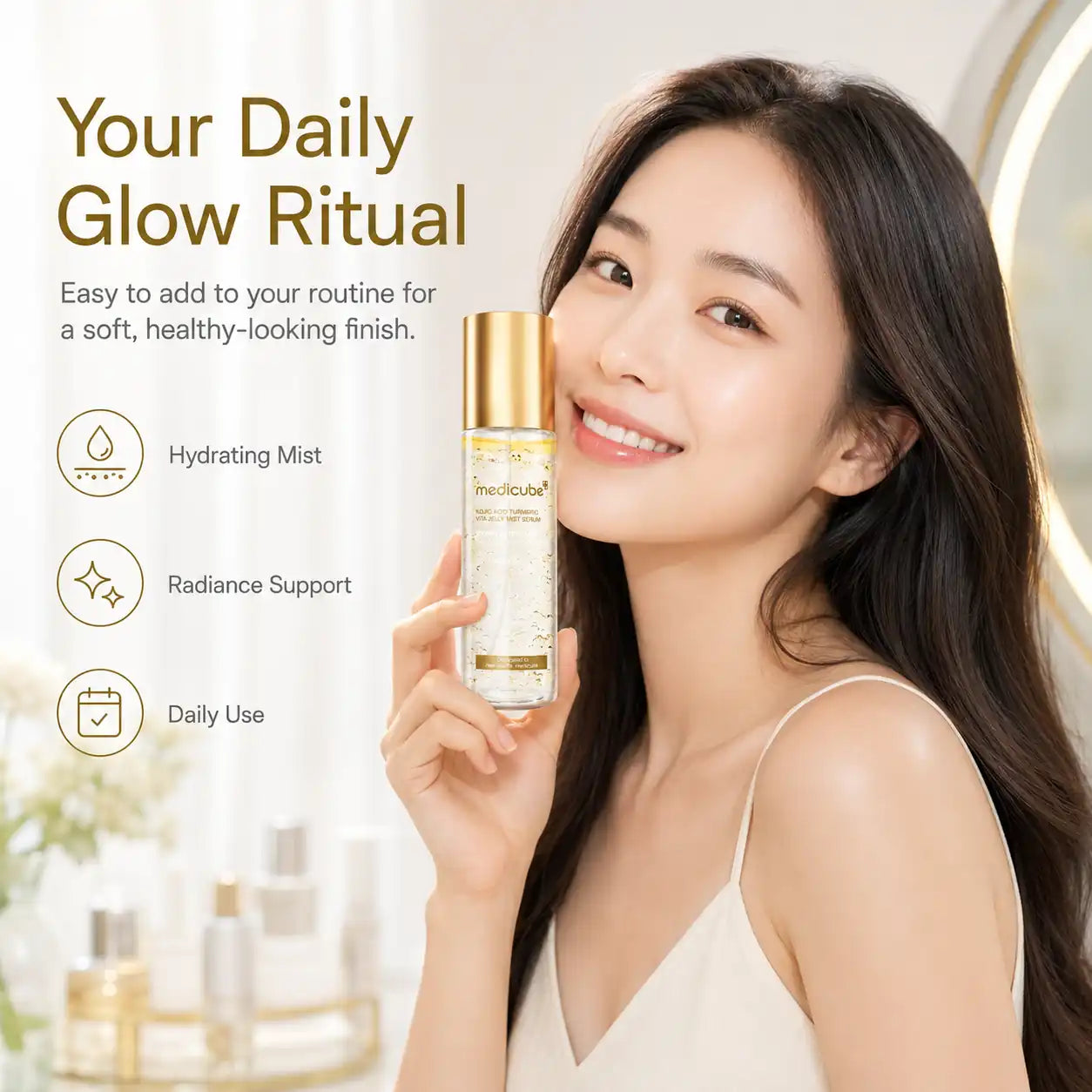 Medicube Kojic Acid Turmeric Vita Jelly Mist Serum 100ml